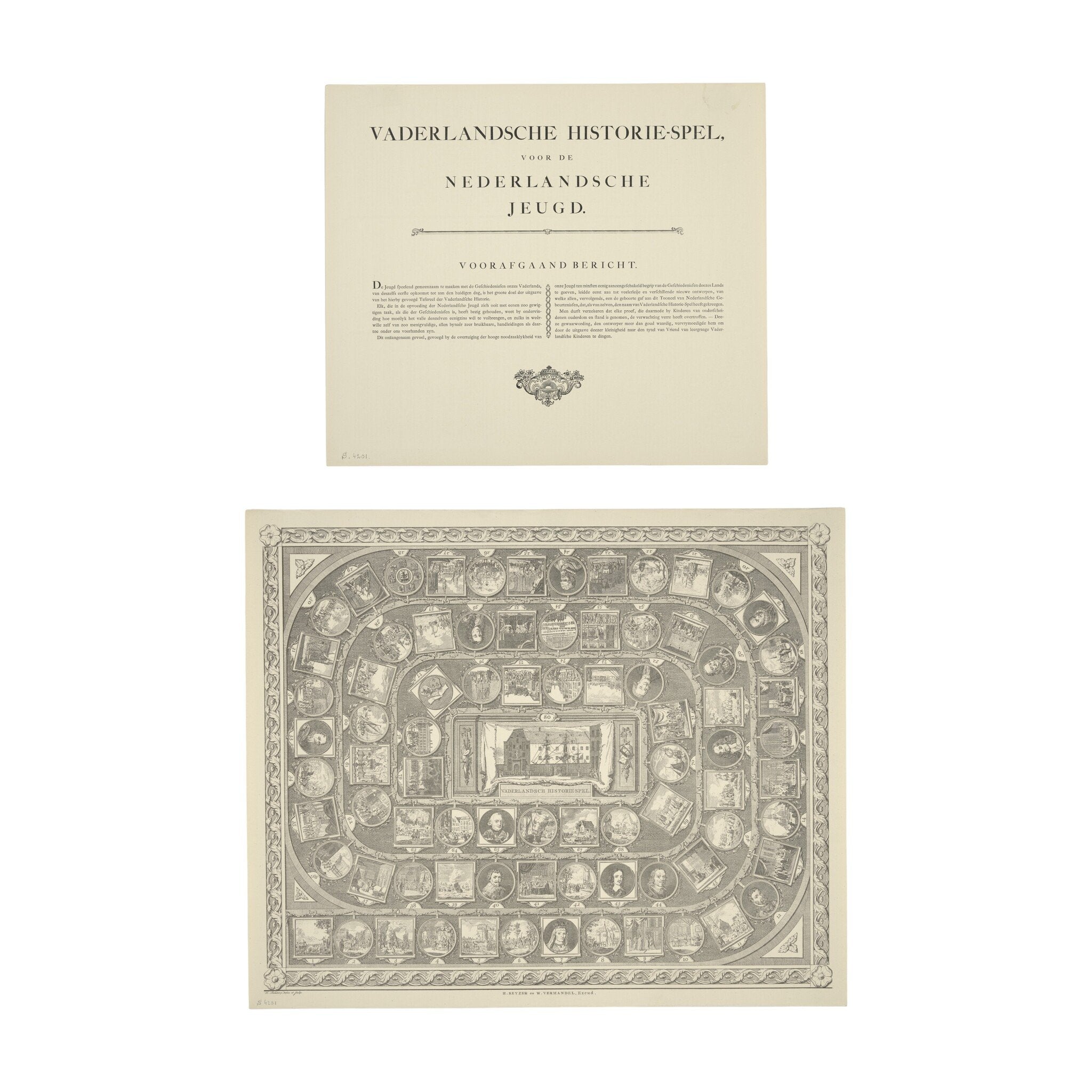 Vaderlandsche Historie-Spel, ca. 1790/1970-zoom-1