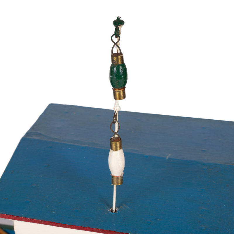 Jeen Eppinga, Model van een Leeuwarder grachtenpontje, ca. 1950-1960-zoom-