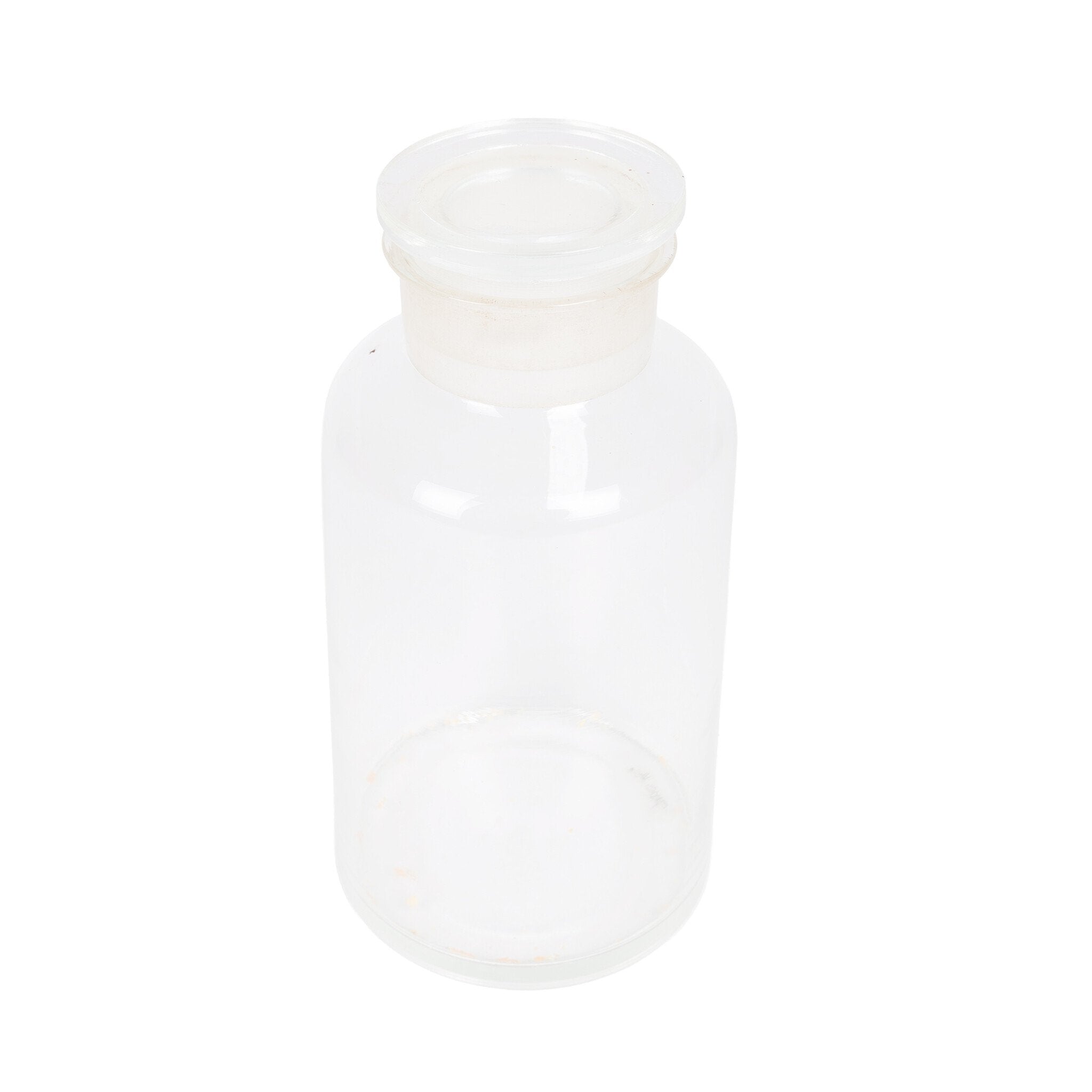 Drie glazen potten met deksel, 20e eeuw