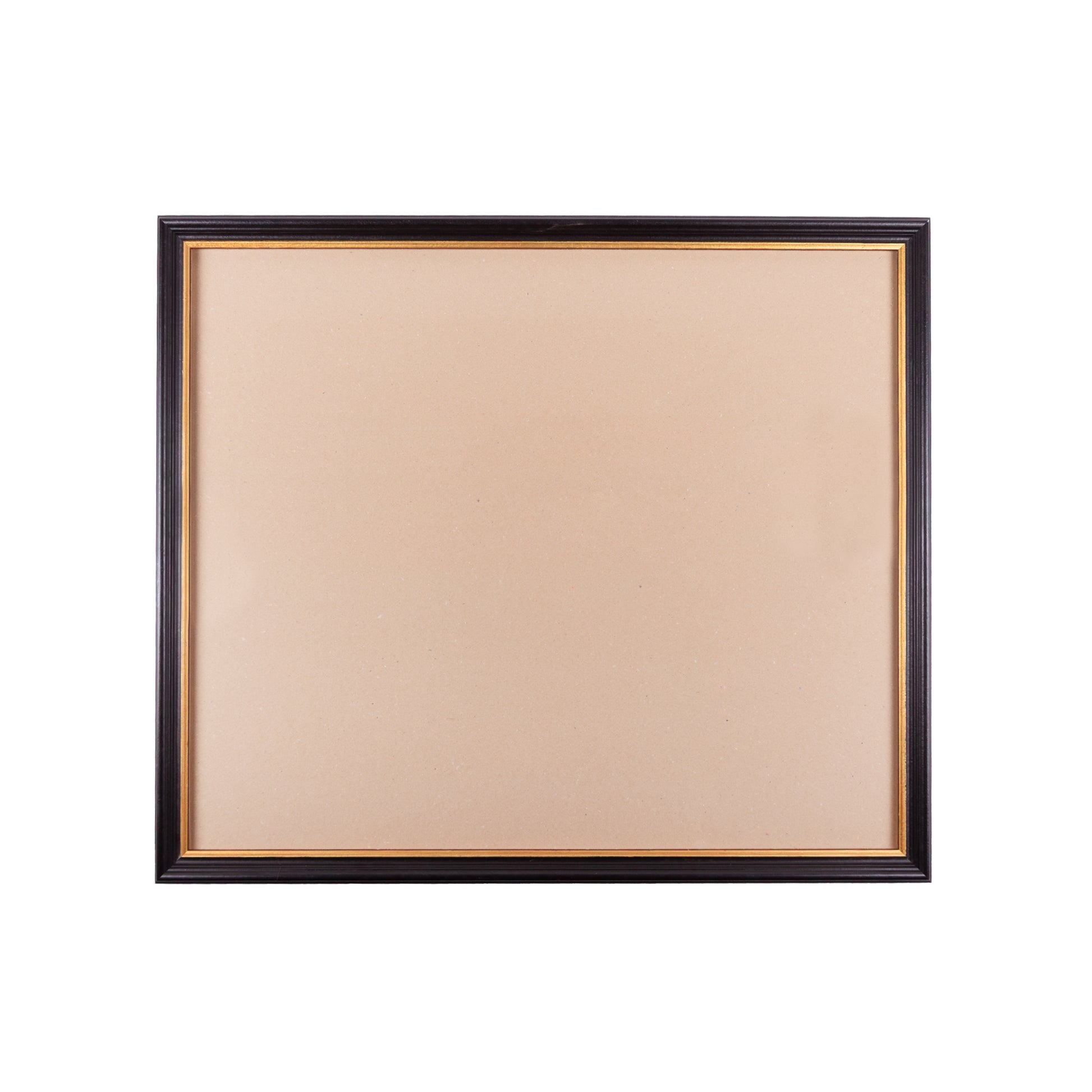 Zwarte houten lijst; ca. 79,5 x 68,5 x 3 cm; 20e eeuw-1