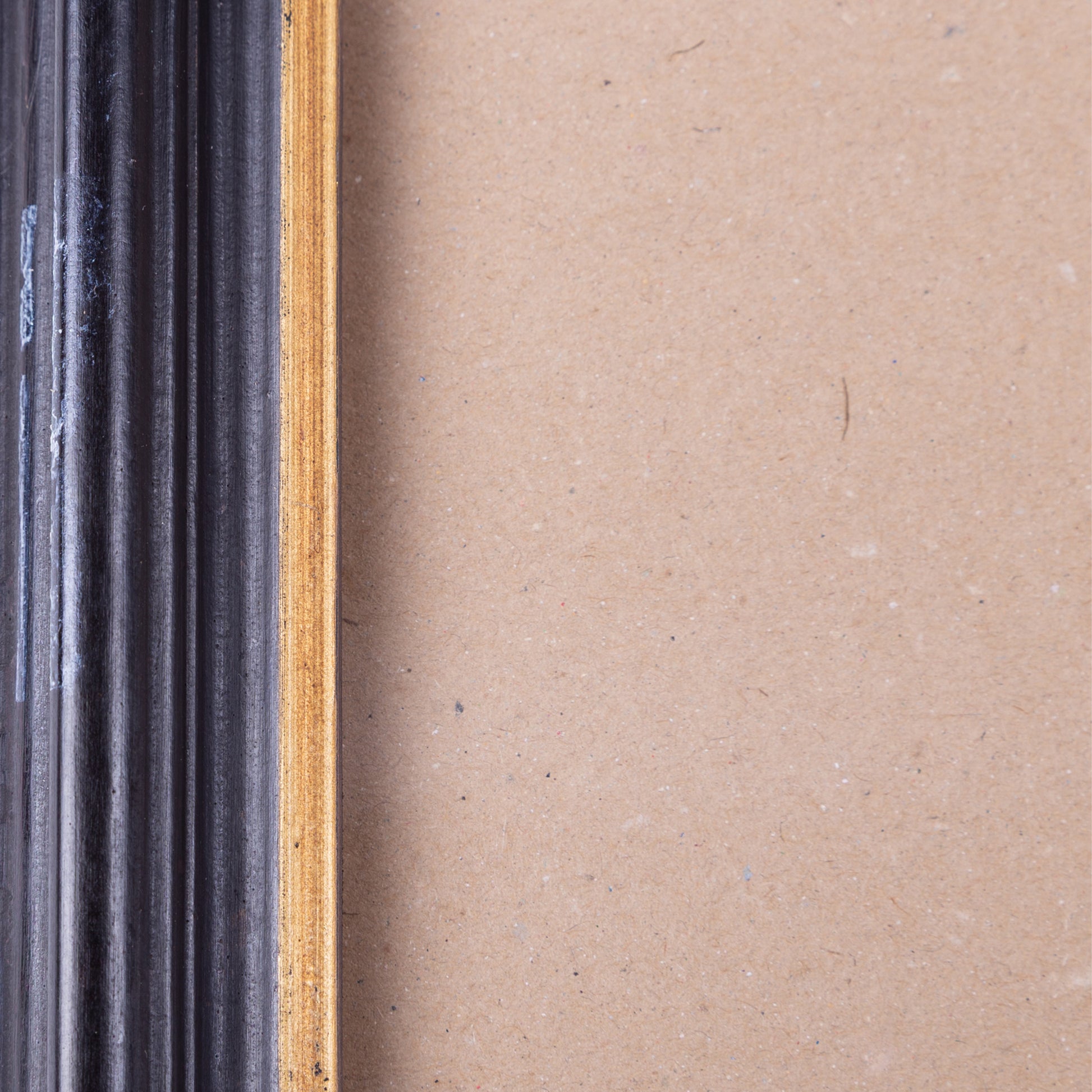 Zwarte houten lijst; ca. 79,5 x 68,5 x 3 cm; 20e eeuw-2