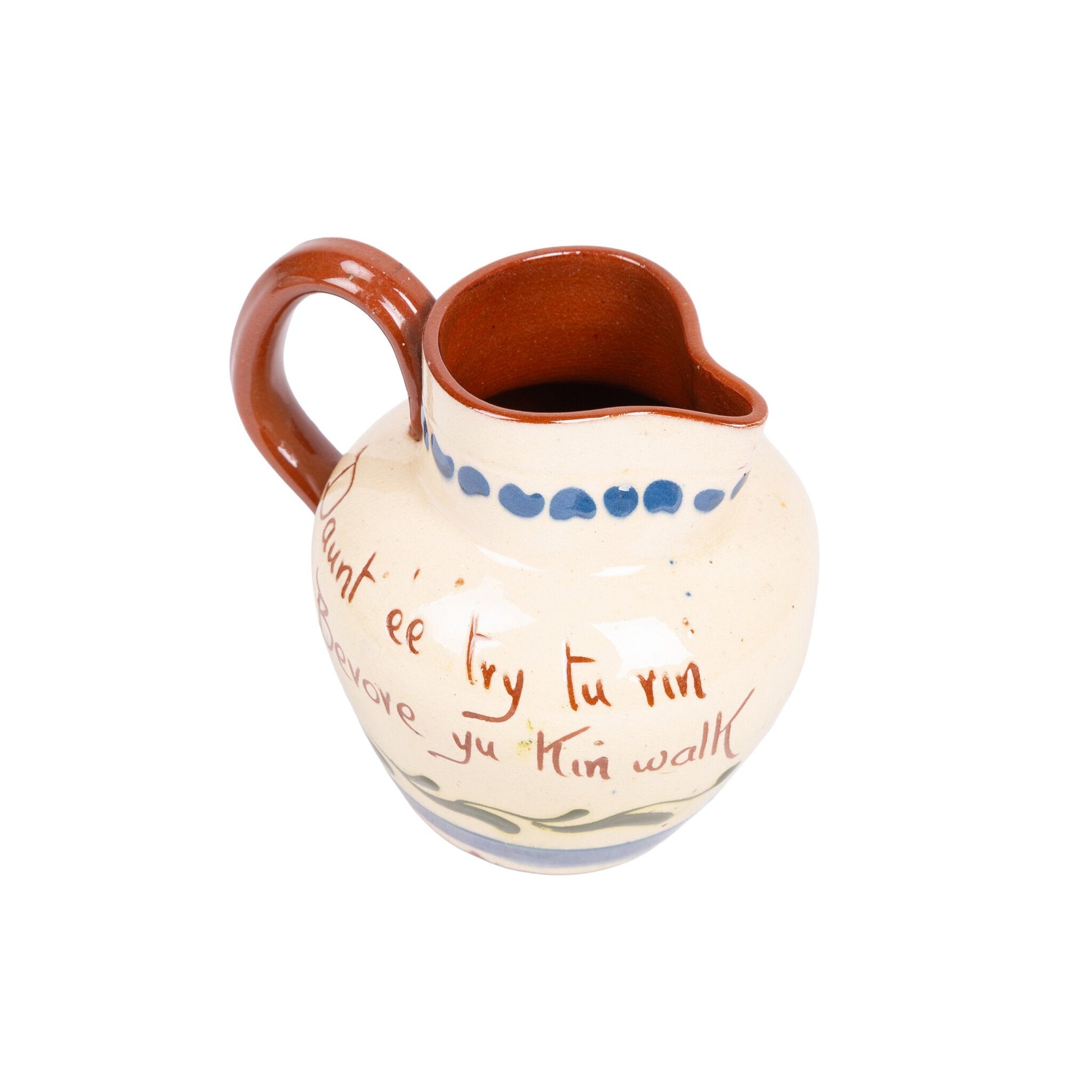 Schaal en waterkan van Torquay Pottery, 20e eeuw-7