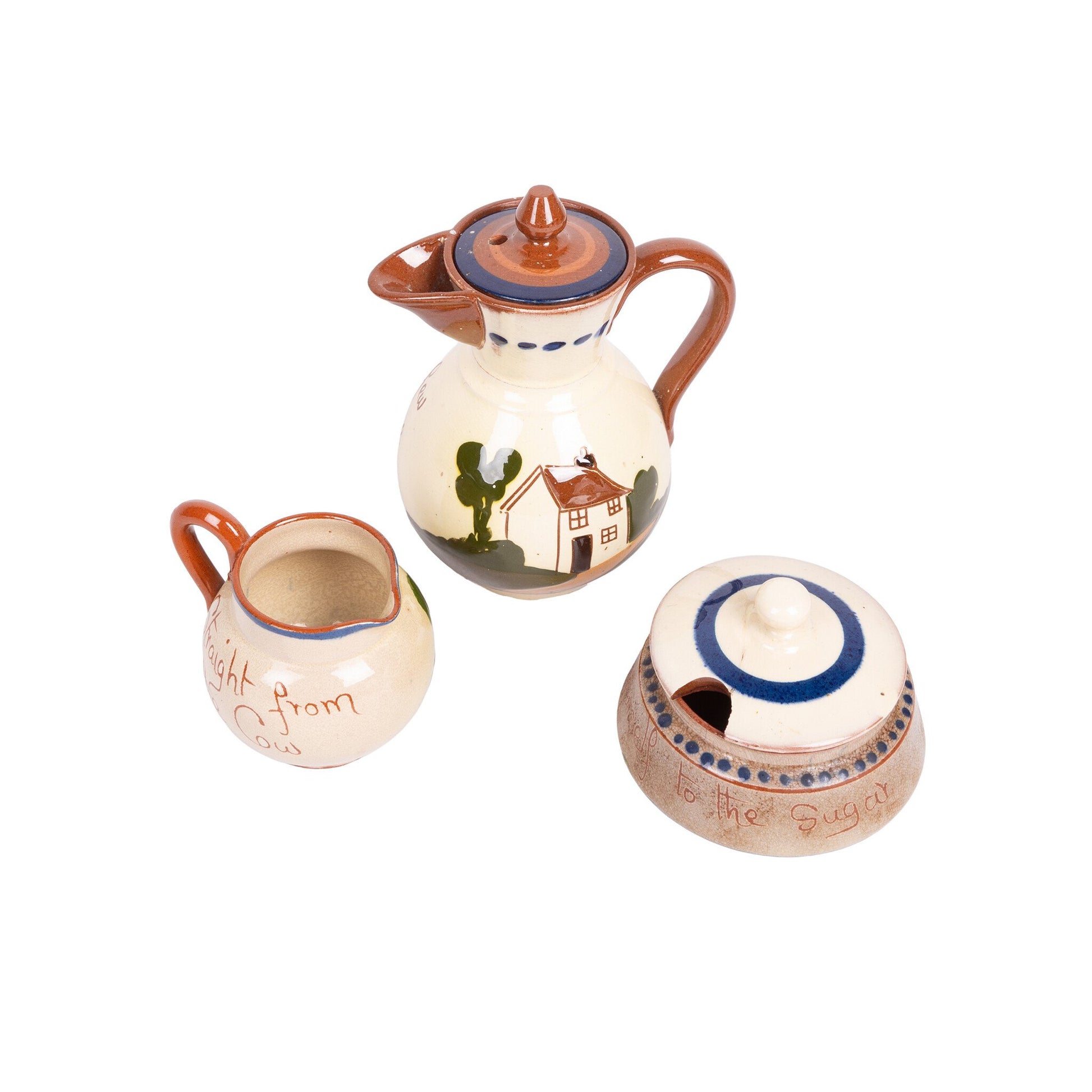 Theeset van Torquay Pottery, 20e eeuw-2