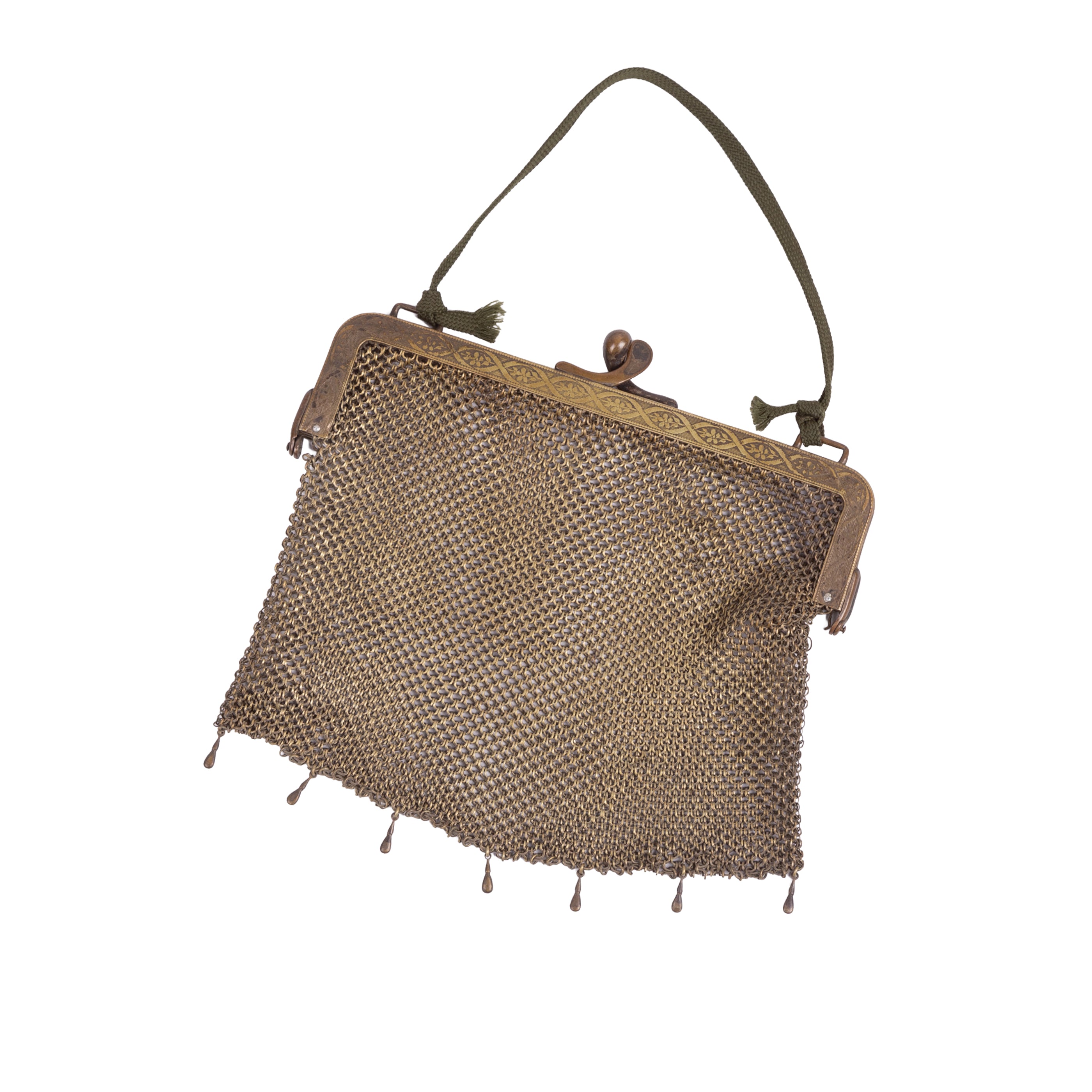 Antiek Duits maliënkoldertasje, begin 1900