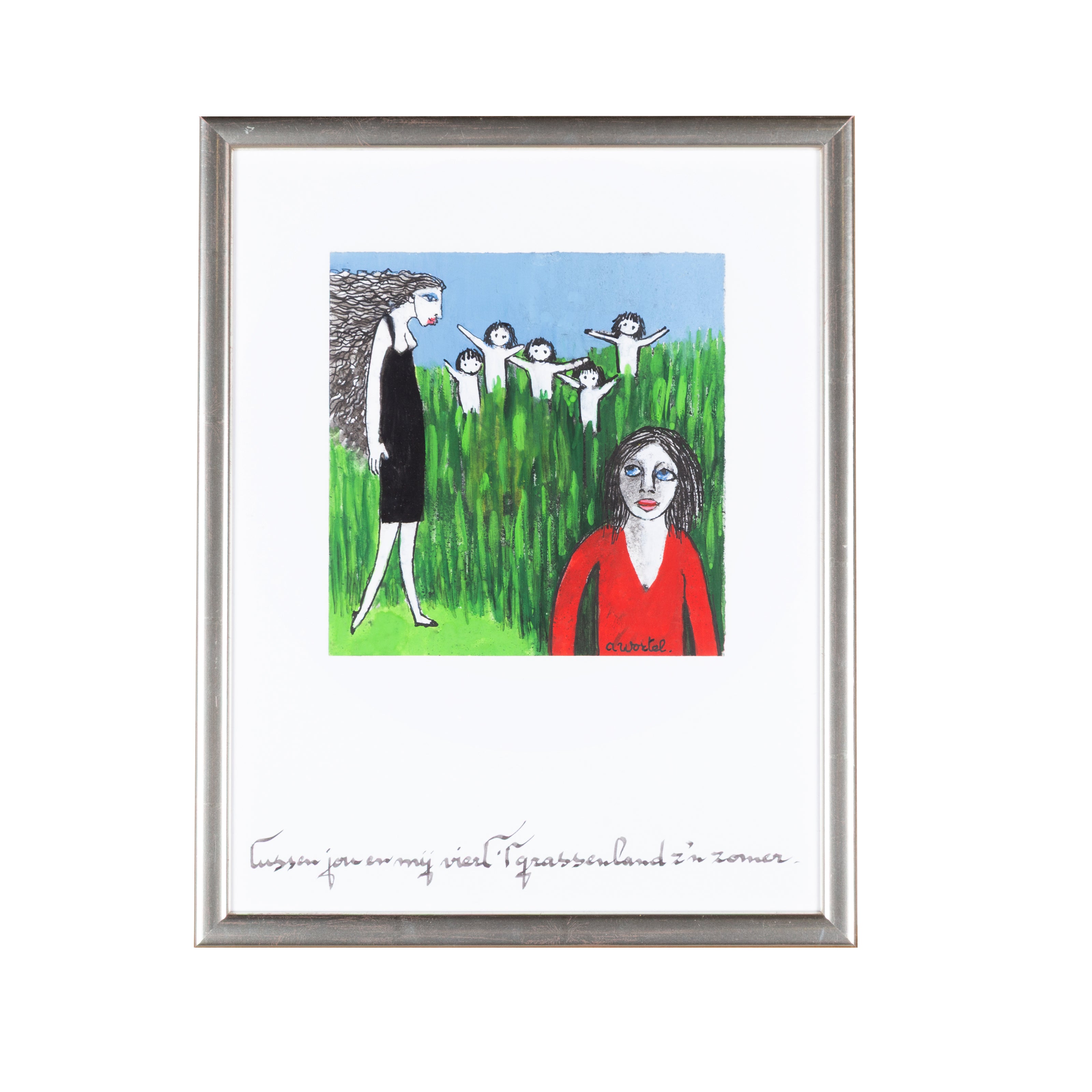 Tussen jou en mij viert 't grassenland z'n zomer