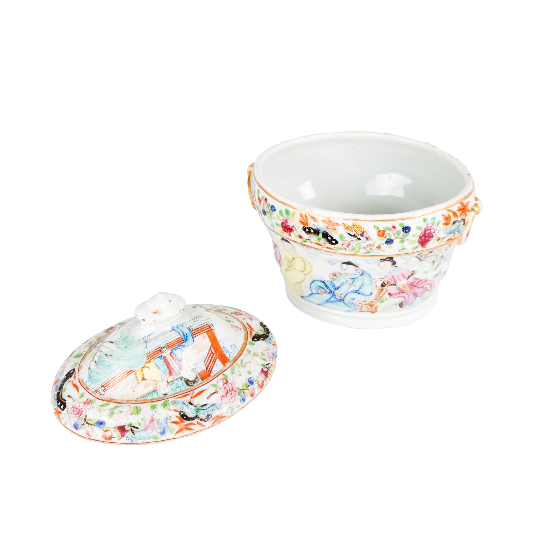 Set Chinees porselein in de stijl 'Famille Rose', 19e eeuw-9