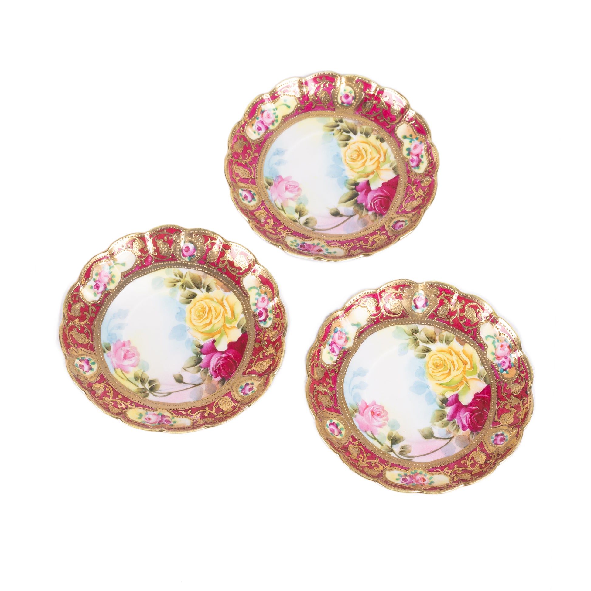 Diverse stukken Japans Nippon-servies, begin 20e eeuw-4