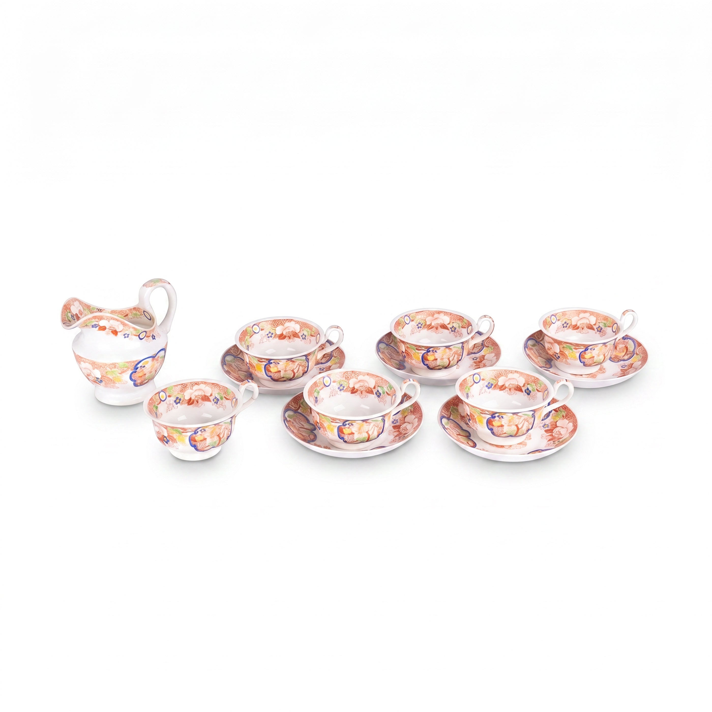 Servies met Chinoiserie-patroon, 19e eeuw
