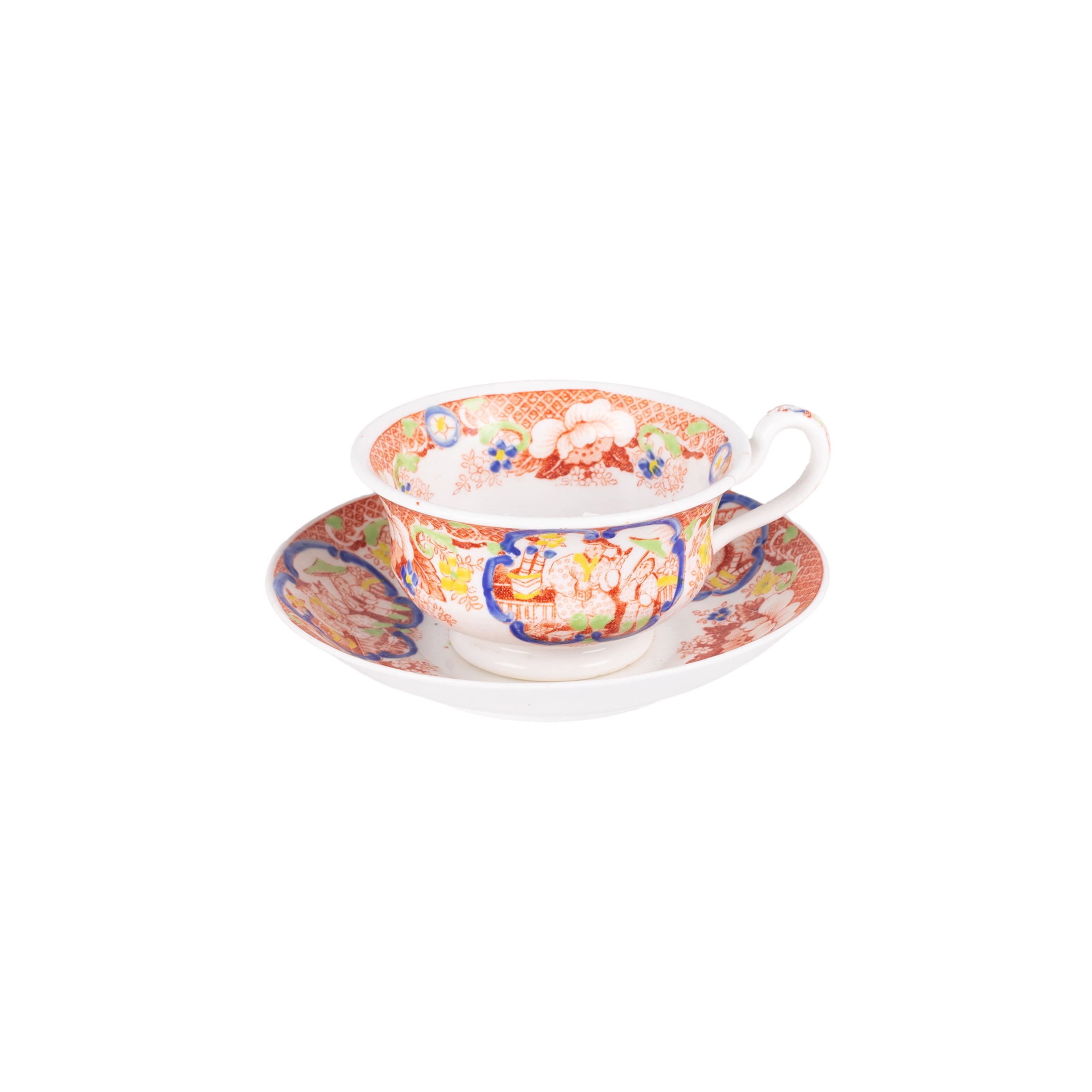 Servies met Chinoiserie-patroon, 19e eeuw