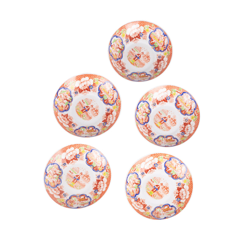 Servies met Chinoiserie-patroon, 19e eeuw-zoom-