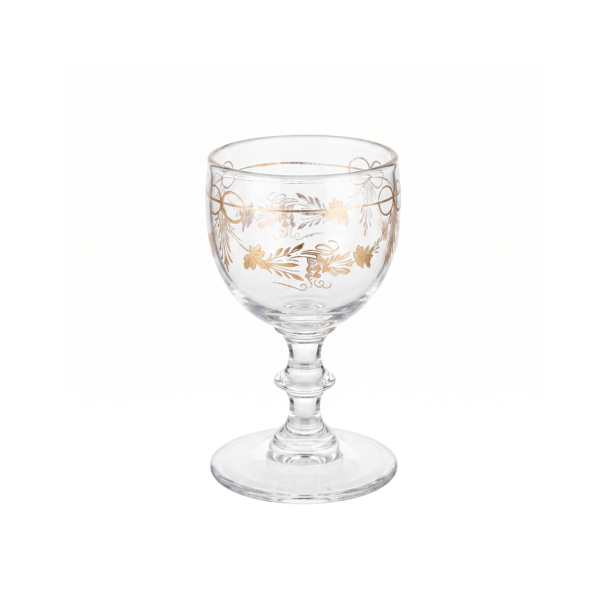 Drie vintage kristallen glazen-4