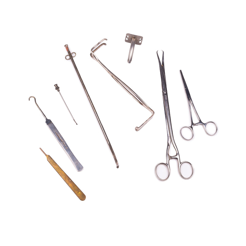 Antieke chirurgie instrumenten, ca. 1900-zoom-