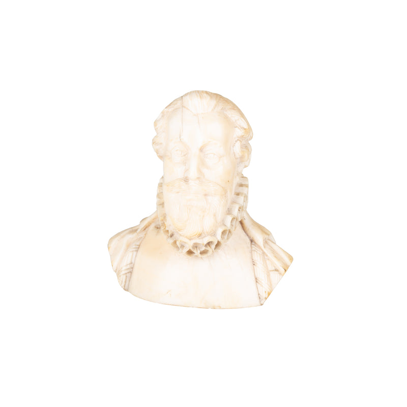 Ivoren borstbeeldje Hendrik IV, 19de eeuw-zoom-