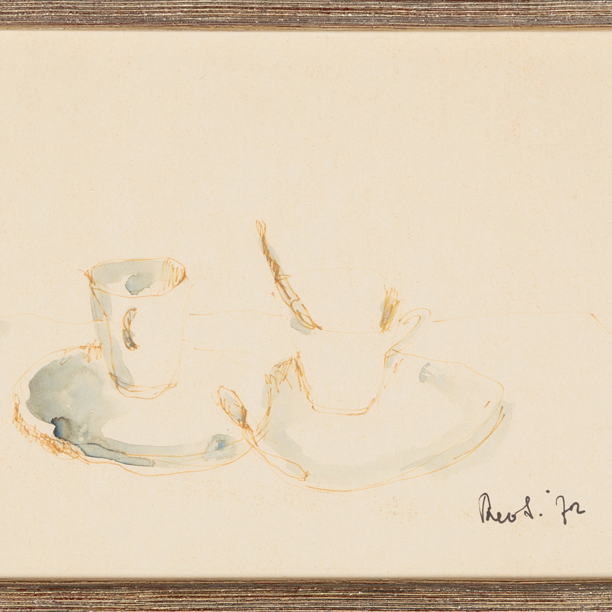 Theo Swagemakers, 'Kop en schotels', 1972-zoom-2