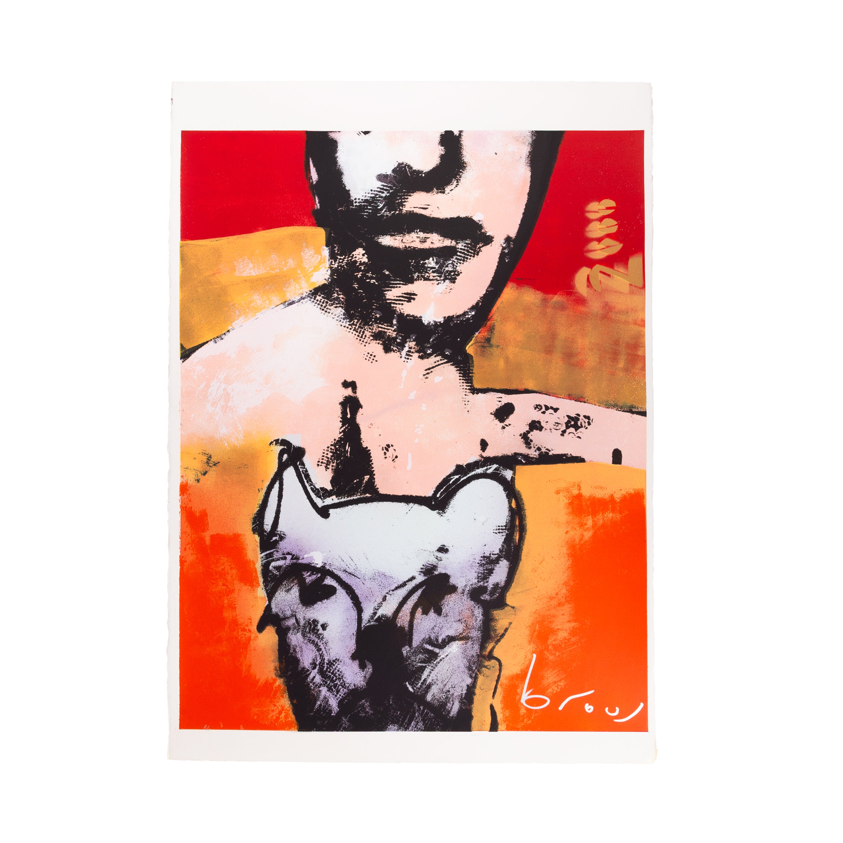 Herman Brood, 'Man met hond'; 2000
