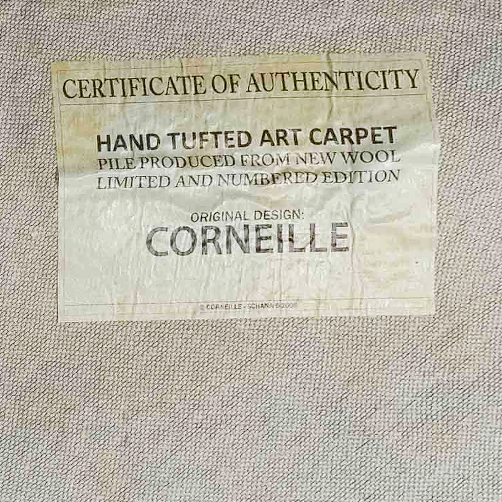 Corneille, Tapijt 'L'Oiseau presque déraisonnable'; 2008-6