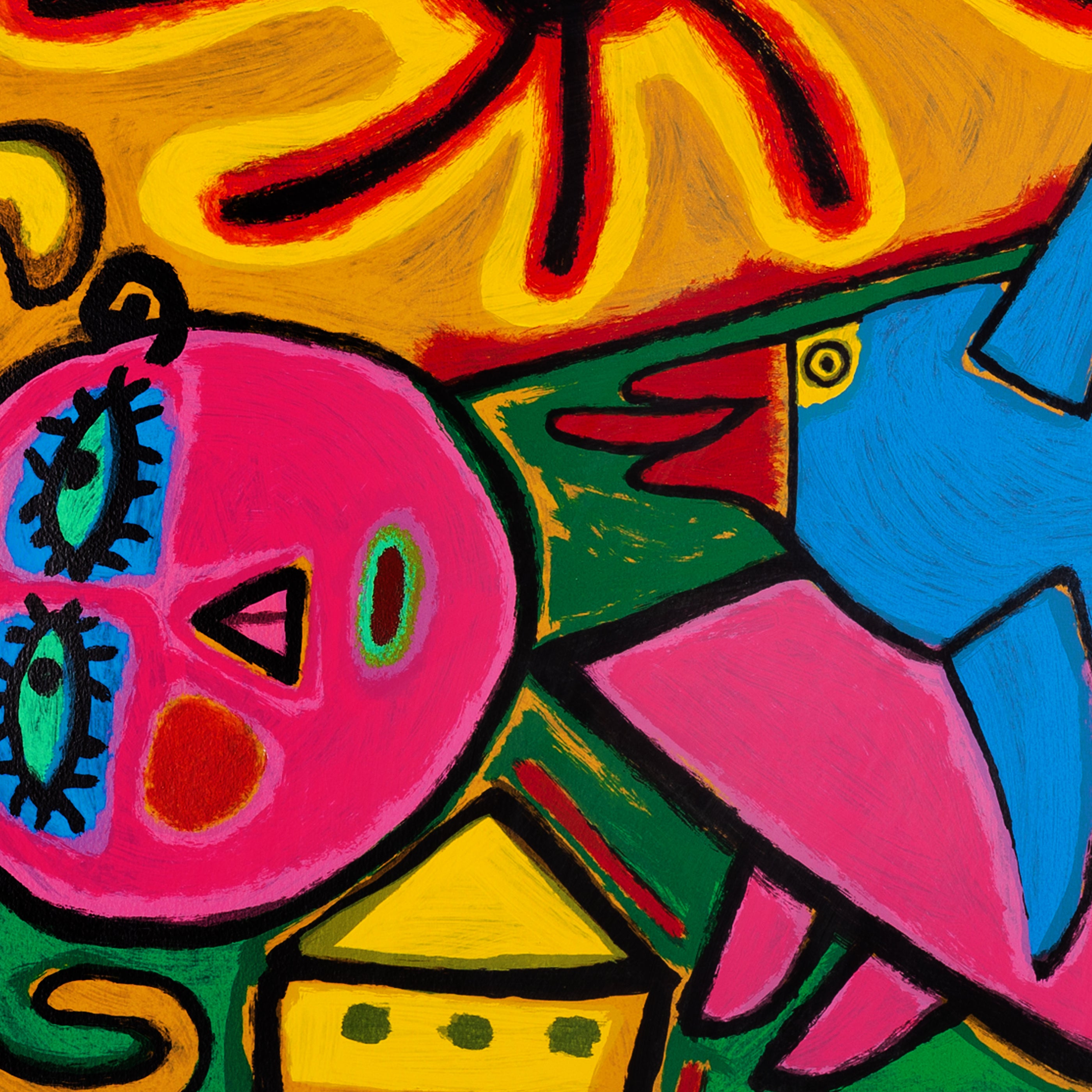 Corneille, 'L’ Oiseau bleu, grand soleil'; 1993