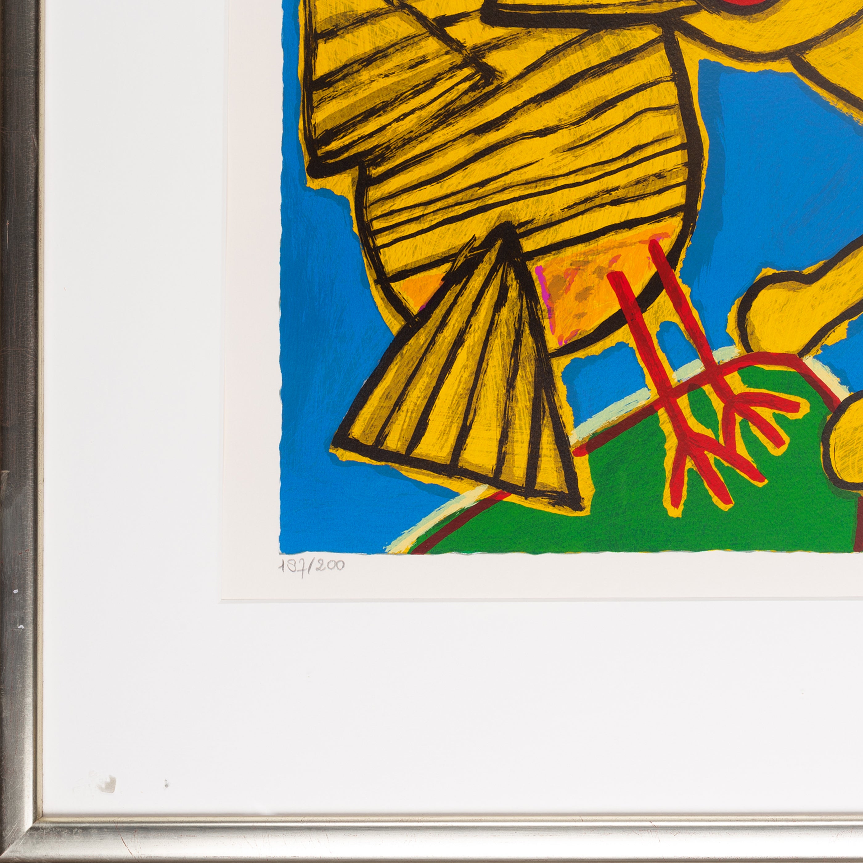Corneille, 'Jeu entre chat et oiseau'; 1994-zoom-3