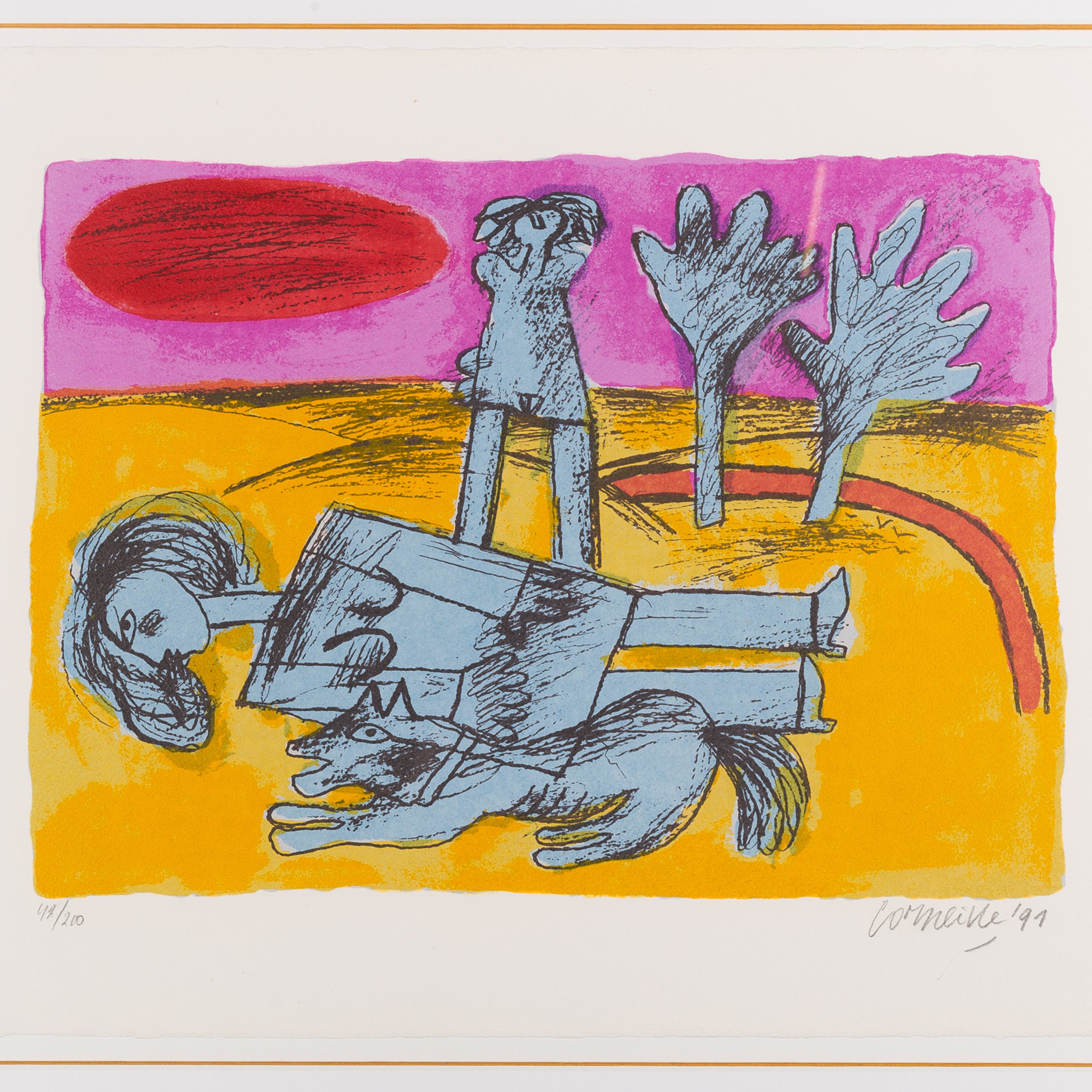 Corneille, 'Promenade I'; 1991