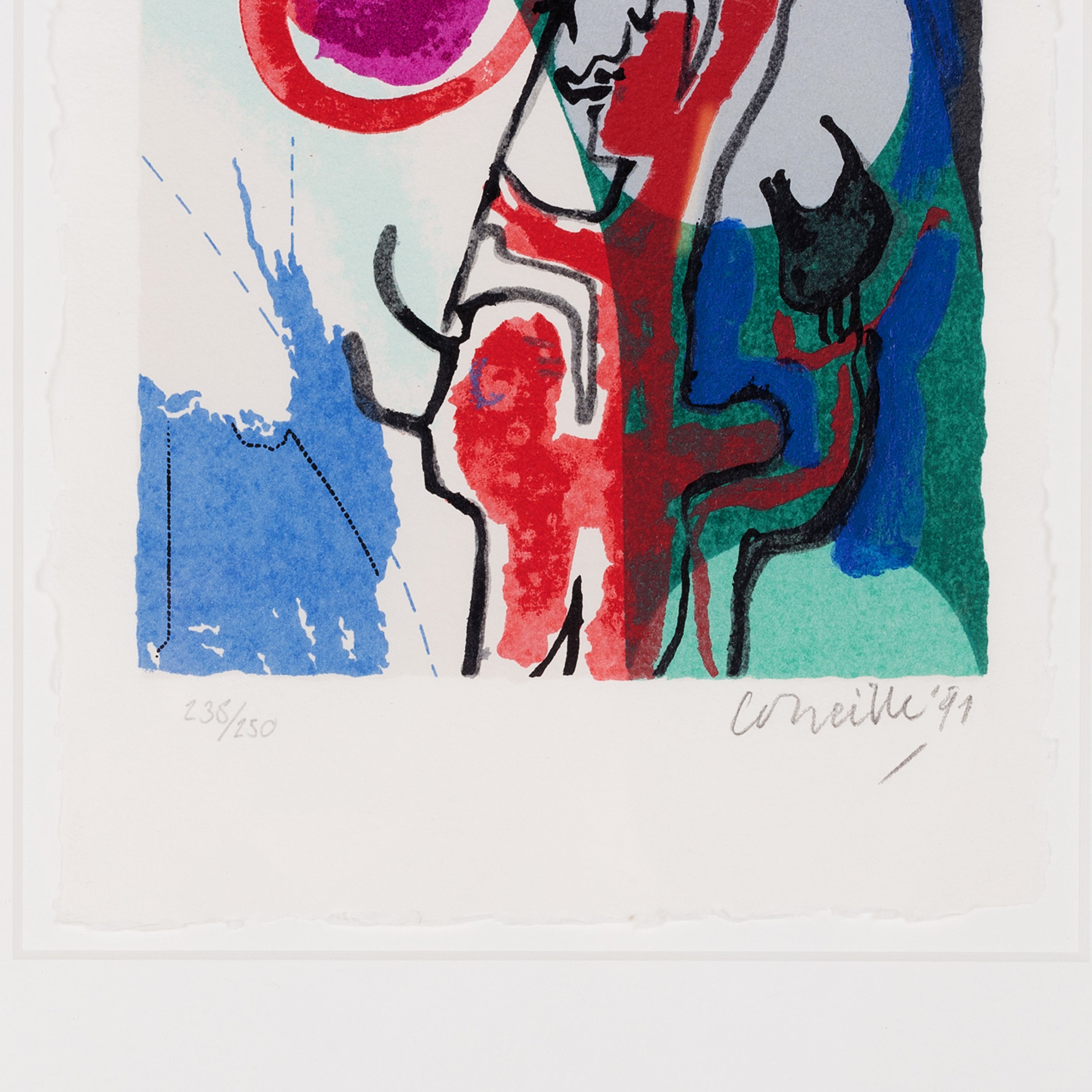 Corneille, 'Een schedel vol stem I'; 1991