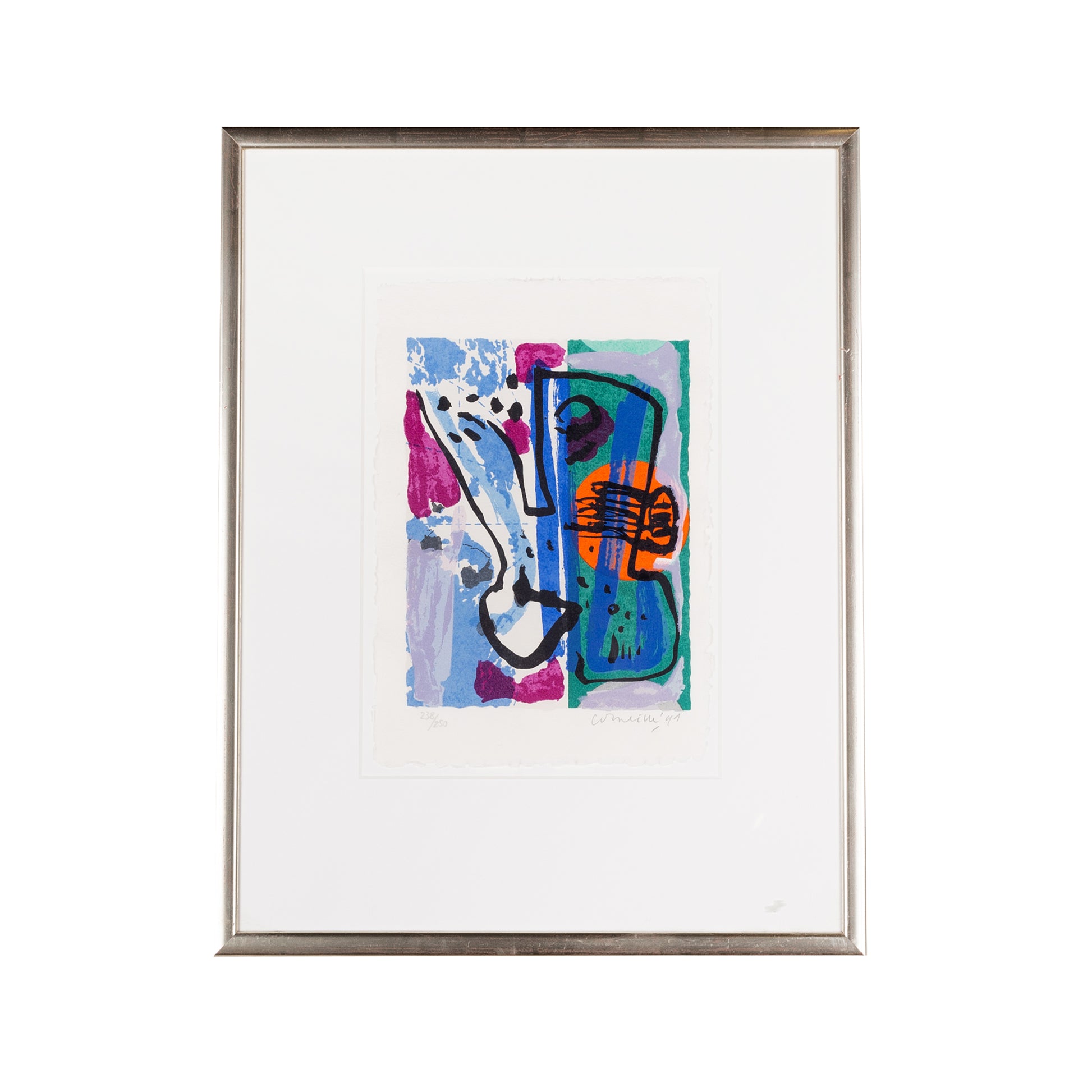 Corneille, 'Een schedel vol stem II'; 1991-1