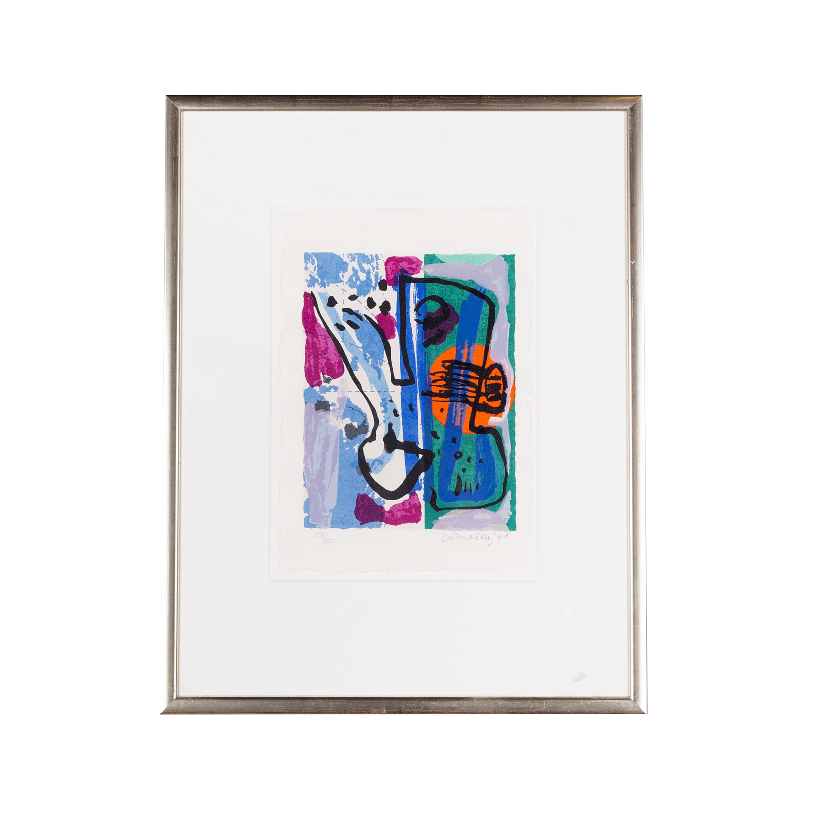 Corneille, 'Een schedel vol stem II'; 1991