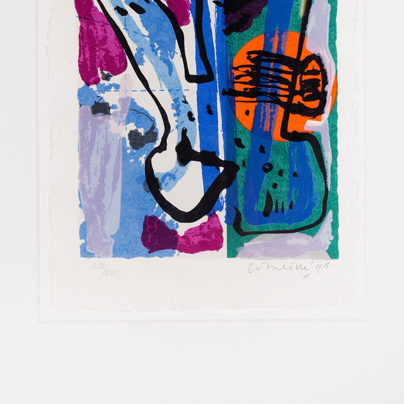 Corneille, 'Een schedel vol stem II'; 1991-zoom-