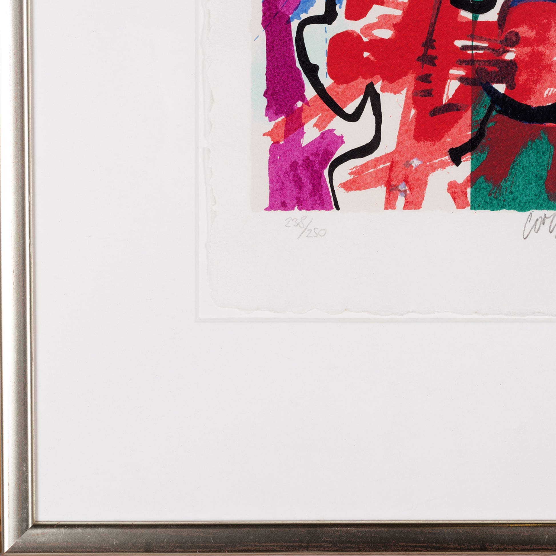 Corneille, 'Een schedel vol stem IV'; 1991-3
