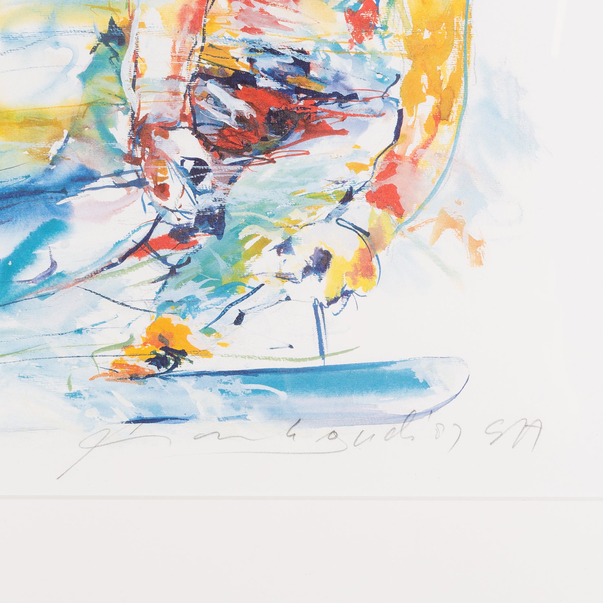 Frank Gude, 'Skiër', 1987-3
