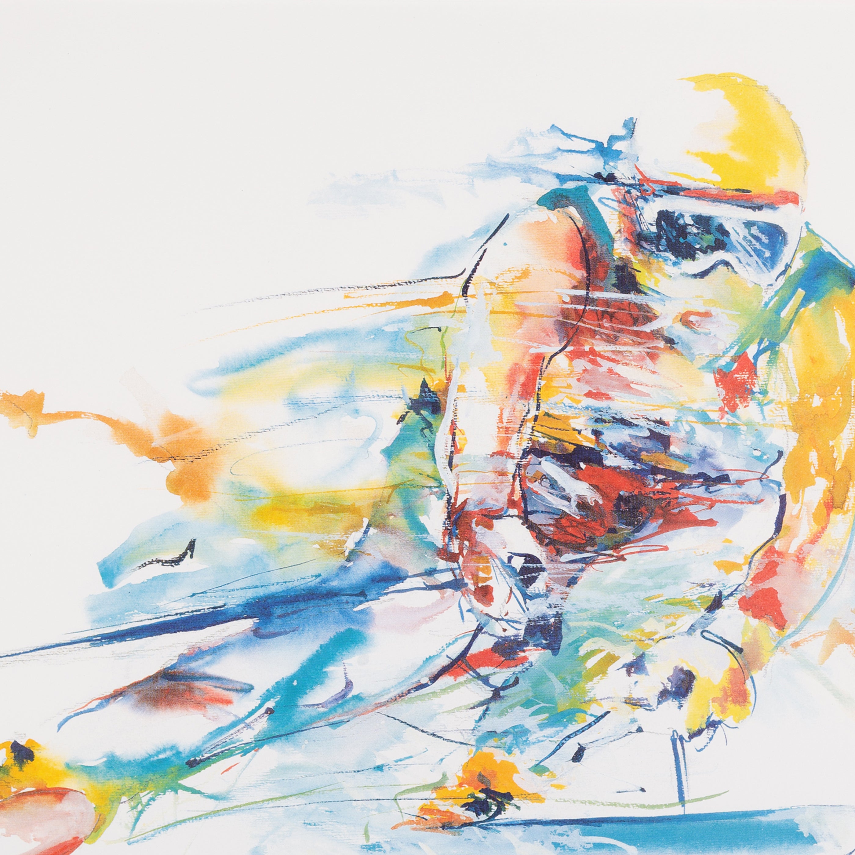 Frank Gude, 'Skiër', 1987-zoom-2