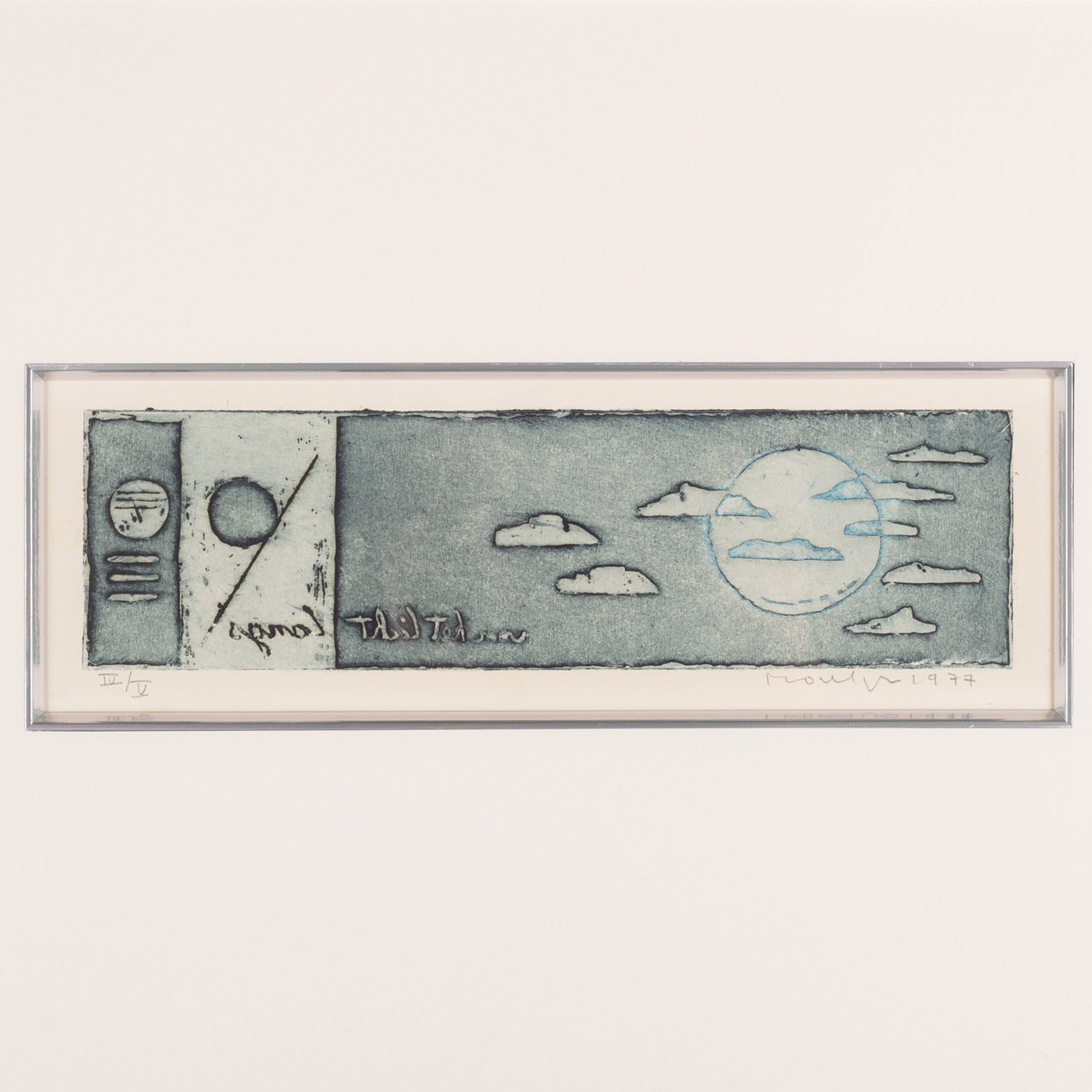 Jan Montyn, 'Voor het licht langs'; 1977