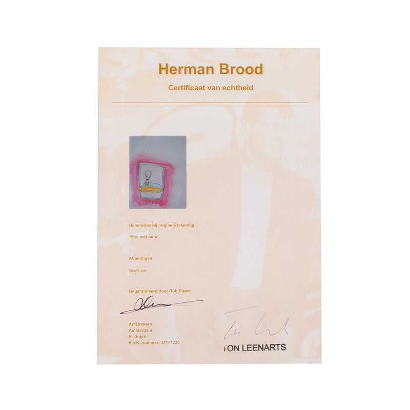Herman Brood, 'Man met auto'-zoom-