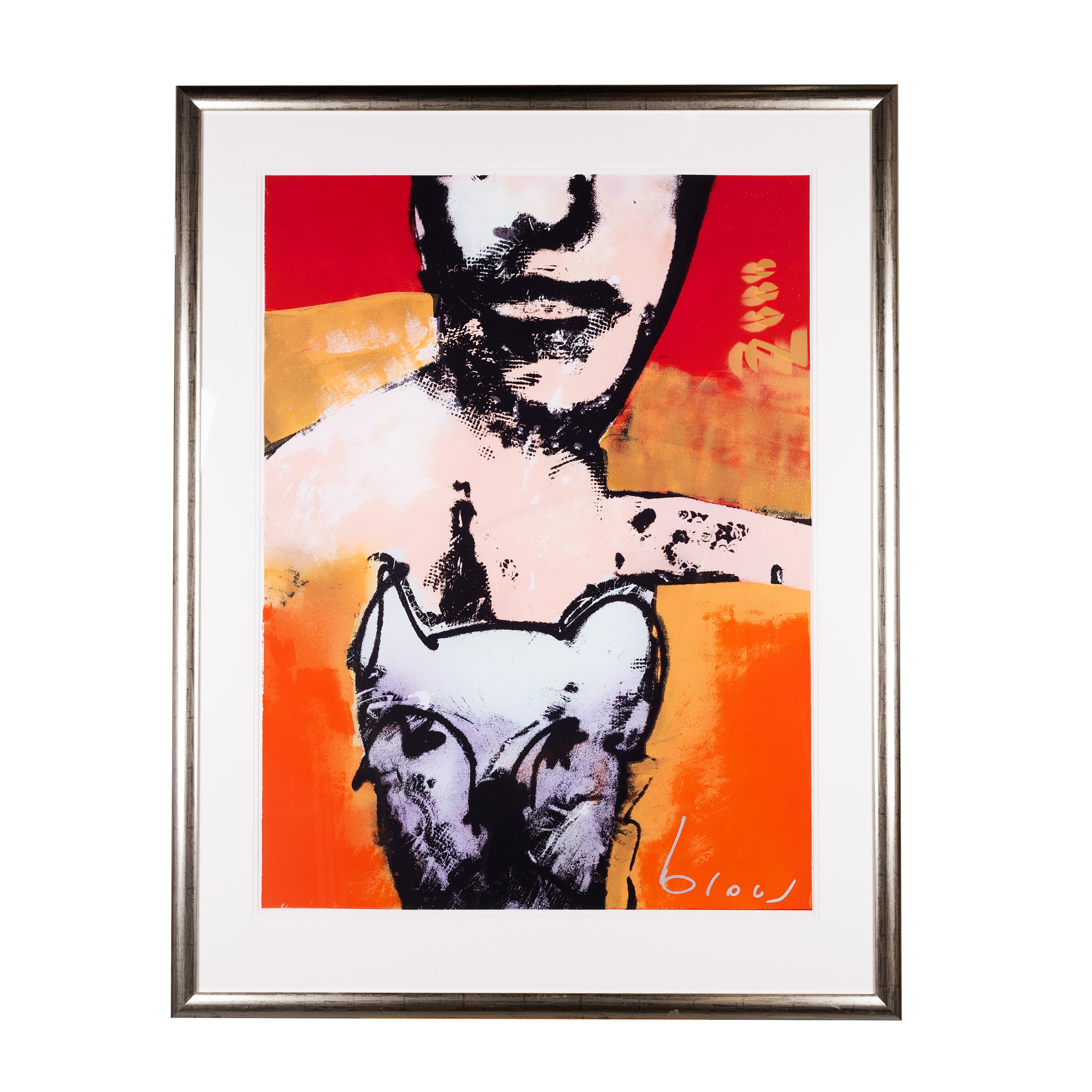 Herman Brood, 'Man met hond'; 2000