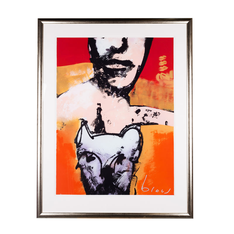 Herman Brood, 'Man met hond'; 2000-zoom-