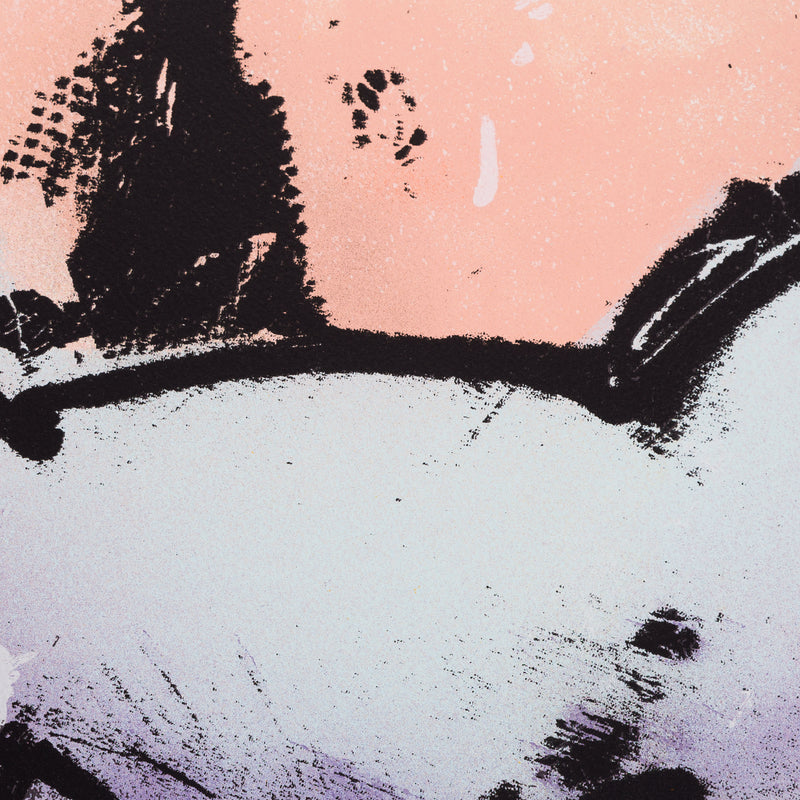 Herman Brood, 'Man met hond'; 2000-zoom-