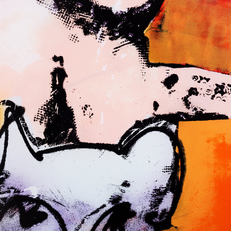 Herman Brood, 'Man met hond'; 2000-zoom-