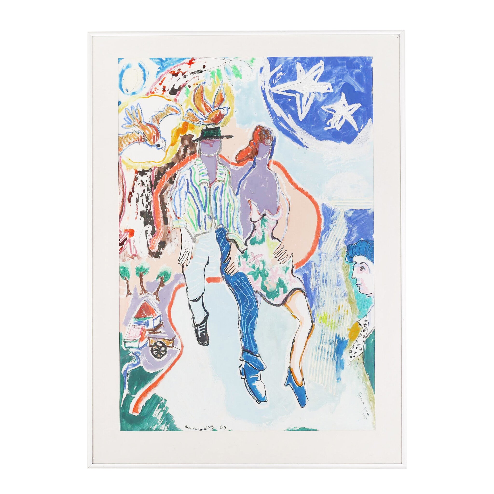 Frans M. Jansen, 'Avondwandeling G.9'; 1990-zoom-1