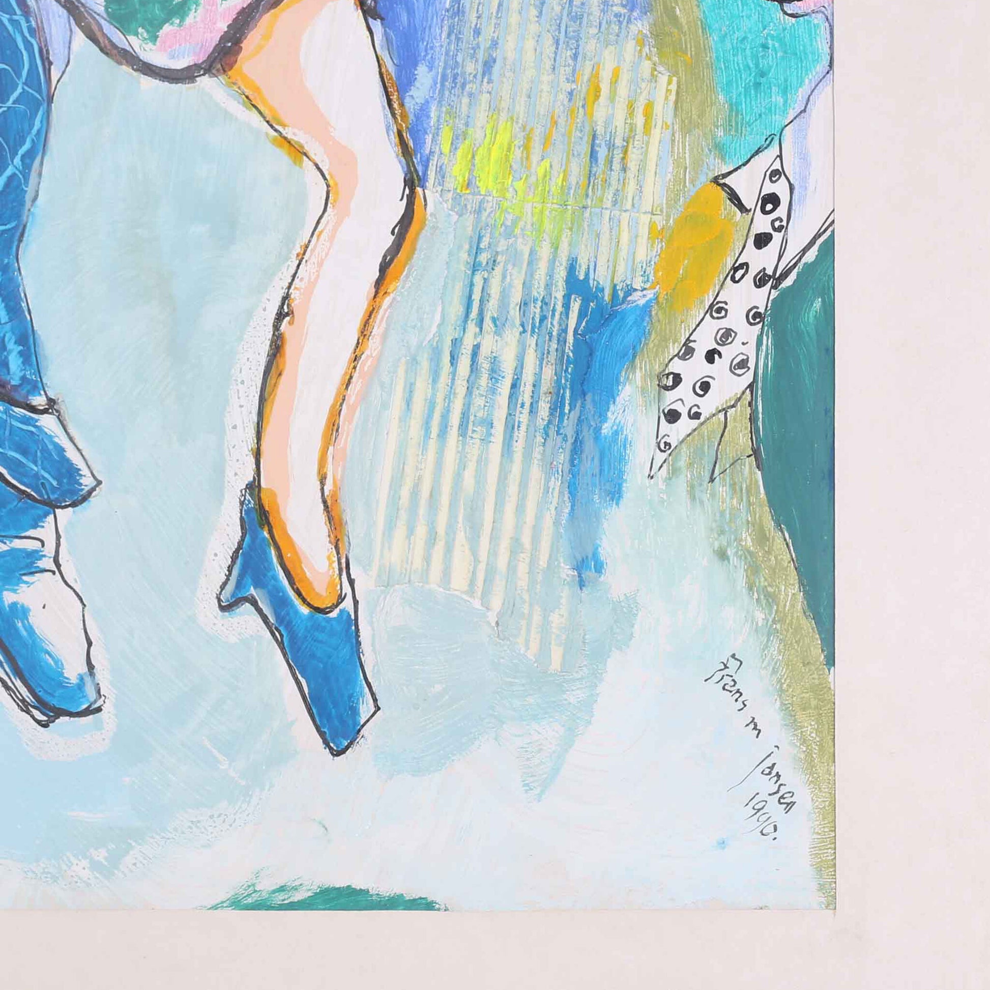 Frans M. Jansen, 'Avondwandeling G.9'; 1990-3