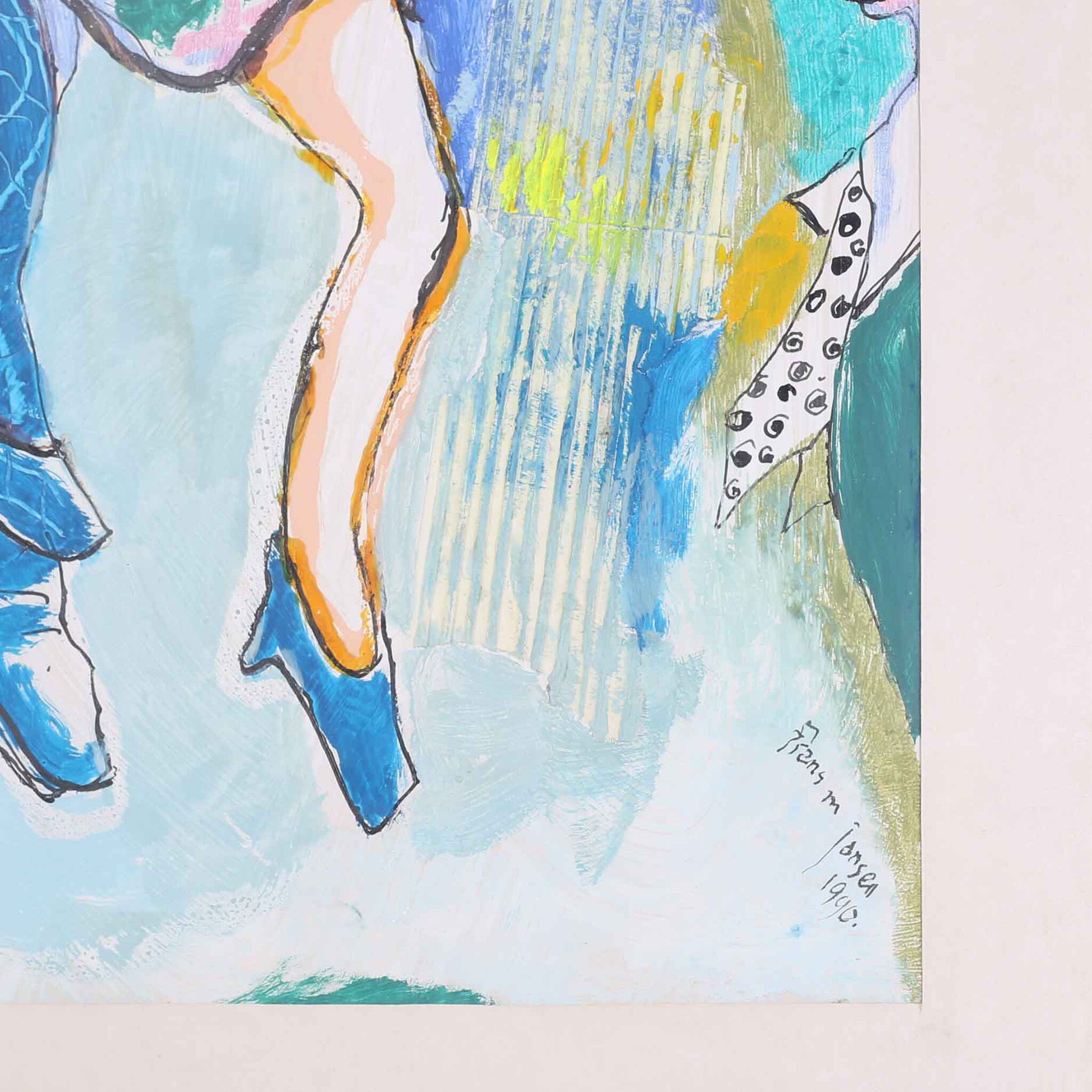 Frans M. Jansen, 'Avondwandeling G.9'; 1990-zoom-3
