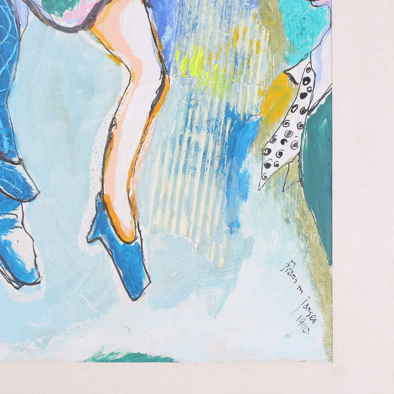 Frans M. Jansen, 'Avondwandeling G.9'; 1990-zoom-