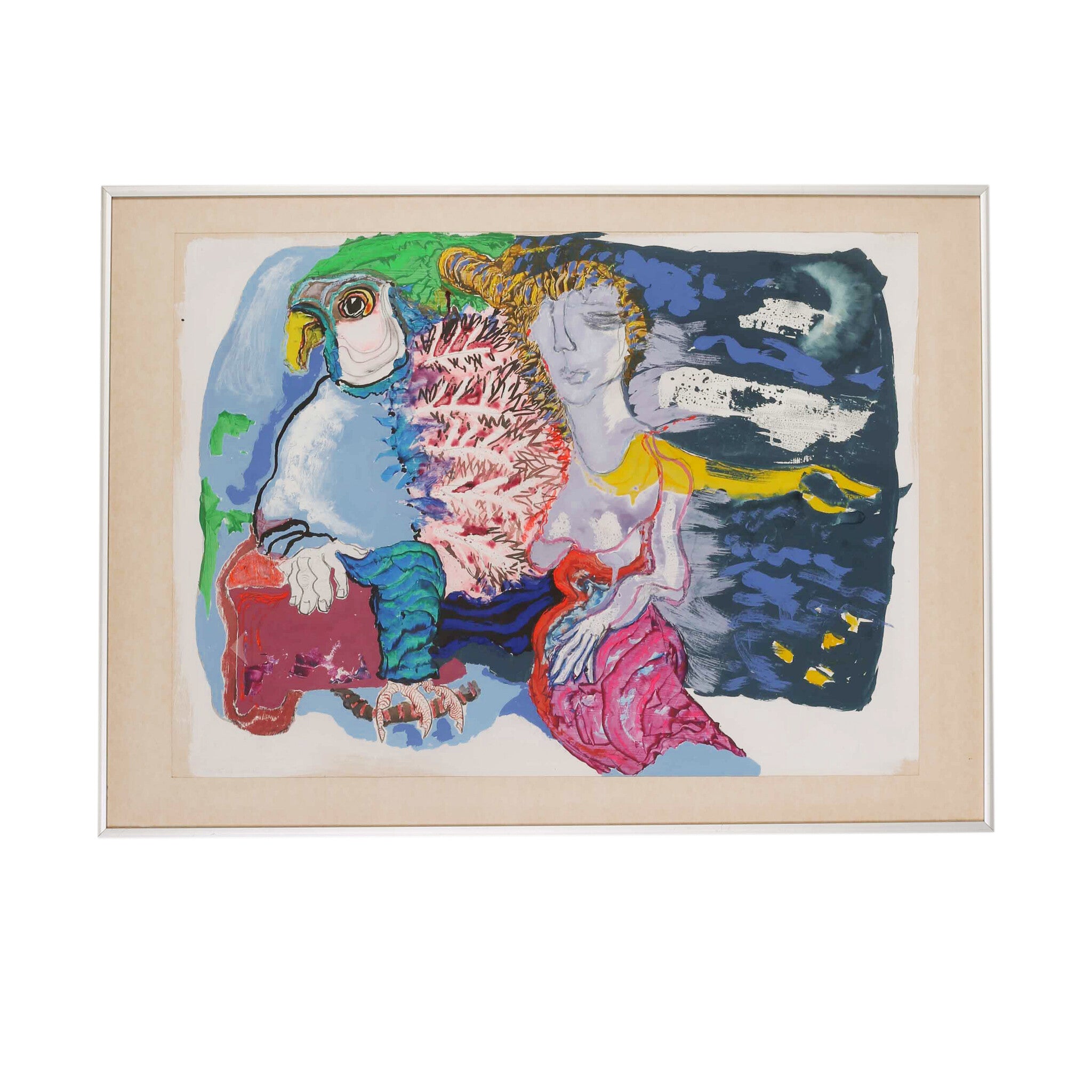Frans M. Jansen, 'Gevederde vriend'; 1989