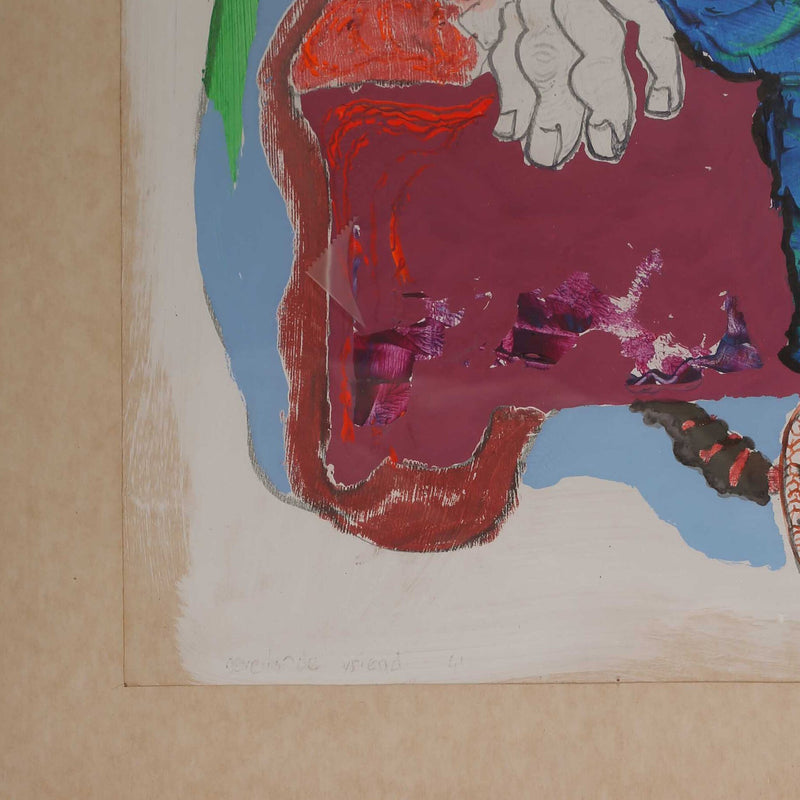 Frans M. Jansen, 'Gevederde vriend'; 1989-zoom-