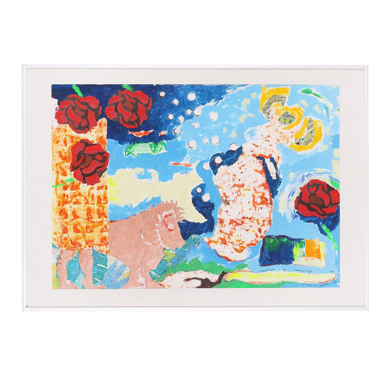 Frans M. Jansen, 'Rozentuin en maneschijn G4'; 1990-zoom-