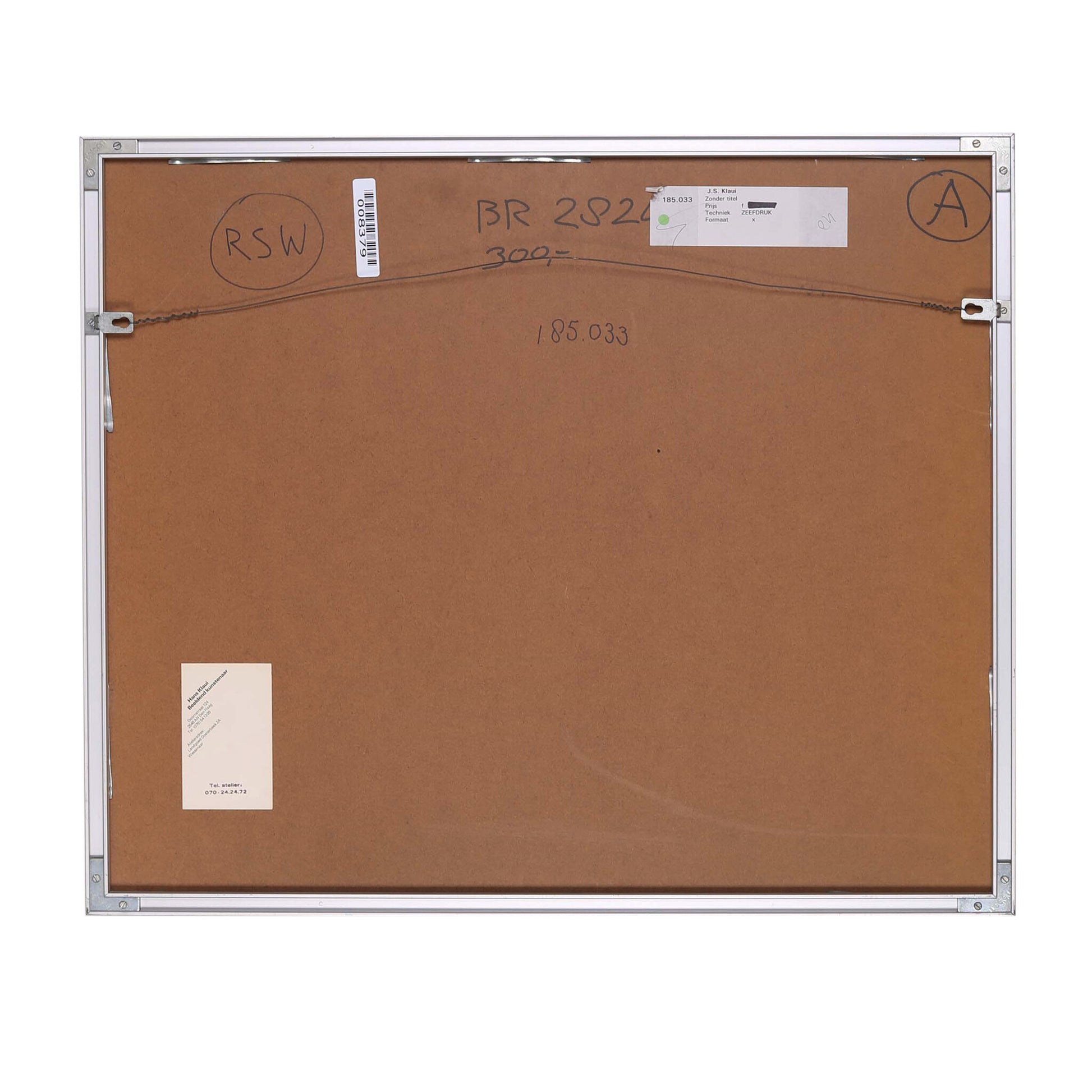 Hans Klaui, 'Zonder titel'; 1986-5