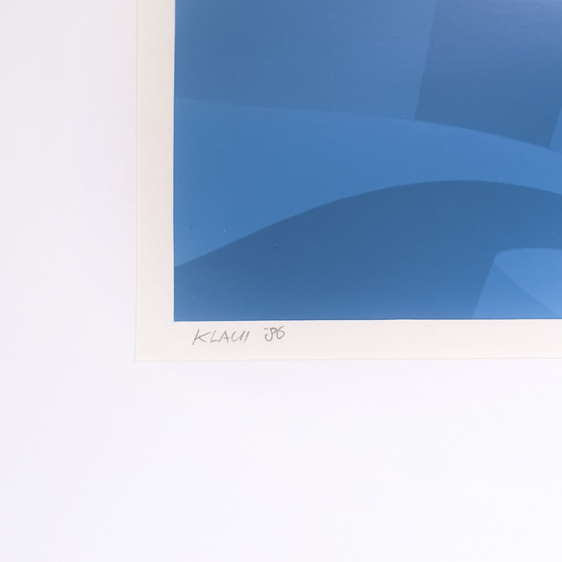 Hans Klaui, 'Zonder titel'; 1986-3