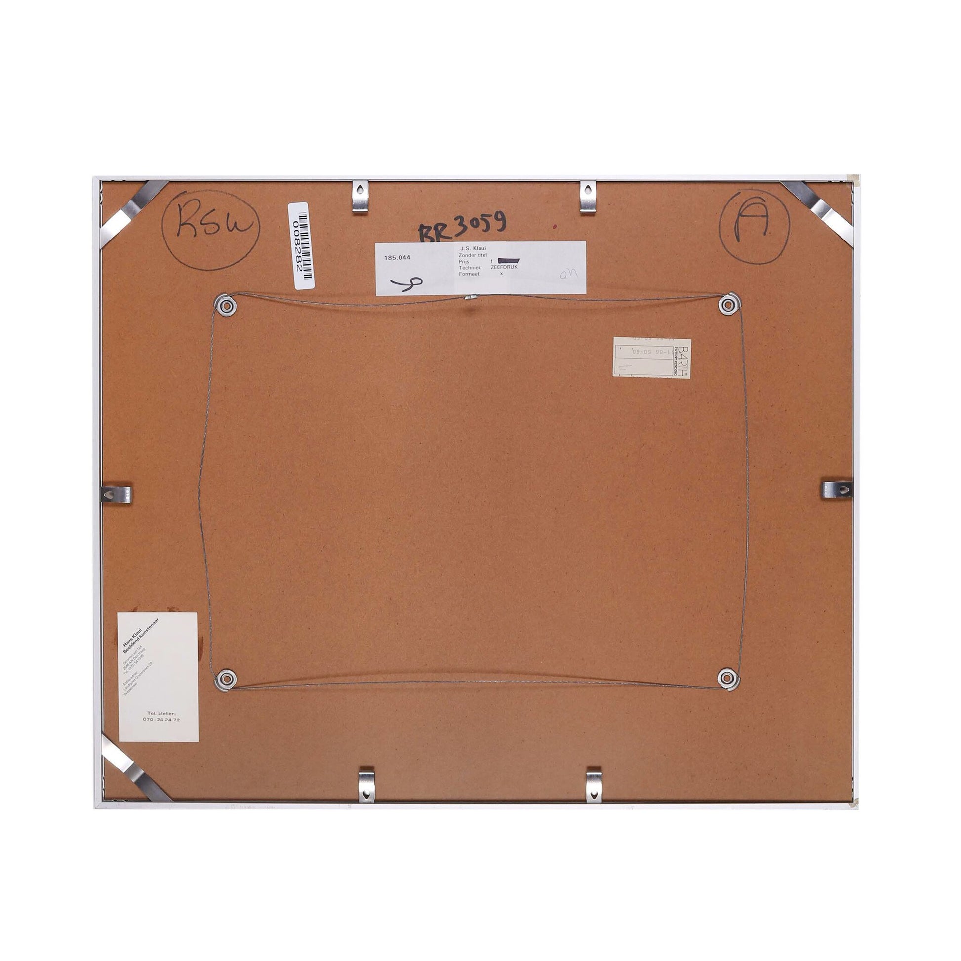 Hans Klaui, 'Zonder titel'; 1987-4