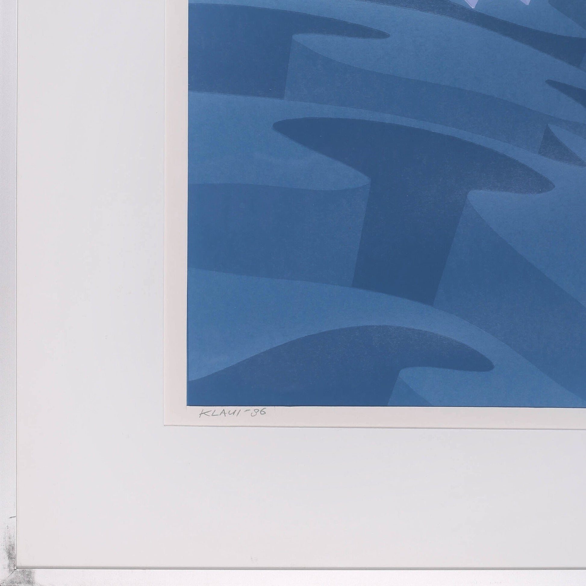 Hans Klaui, 'Zonder titel'; 1986-2