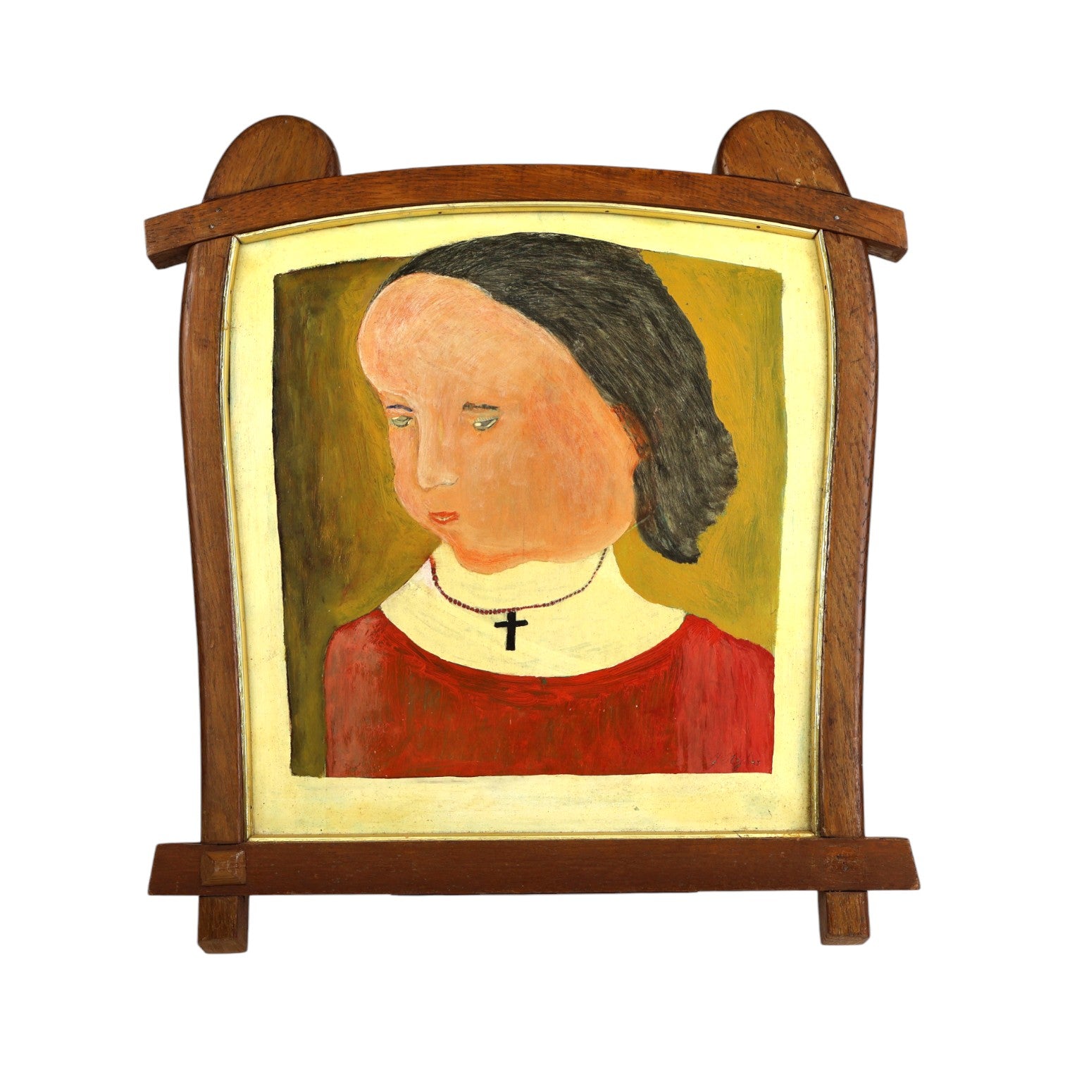 Jan Strijbos, 'Vrouw met kruisje', 1960-1980-1