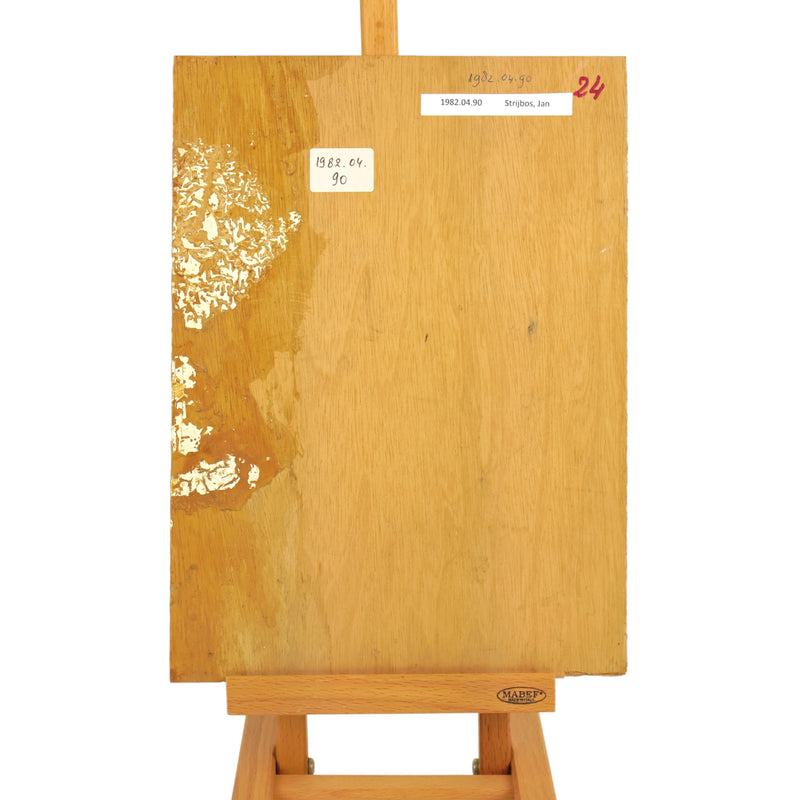 Jan Strijbos, 'Zware vrouw met oranje broek en blauw truitje', 1960-1980-zoom-