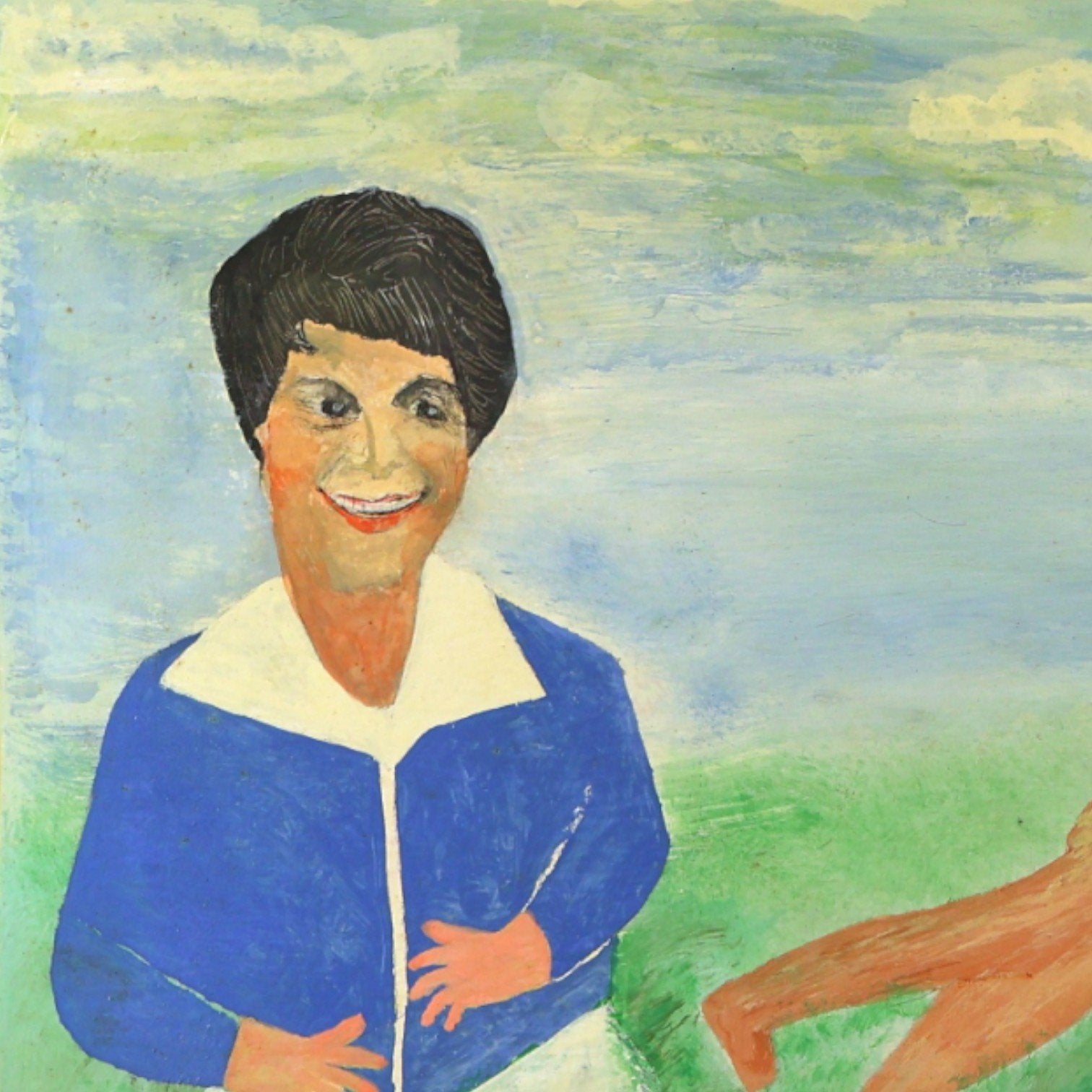 Jan Strijbos, 'Mies Bouwman met liggend naakt', 1975-1980